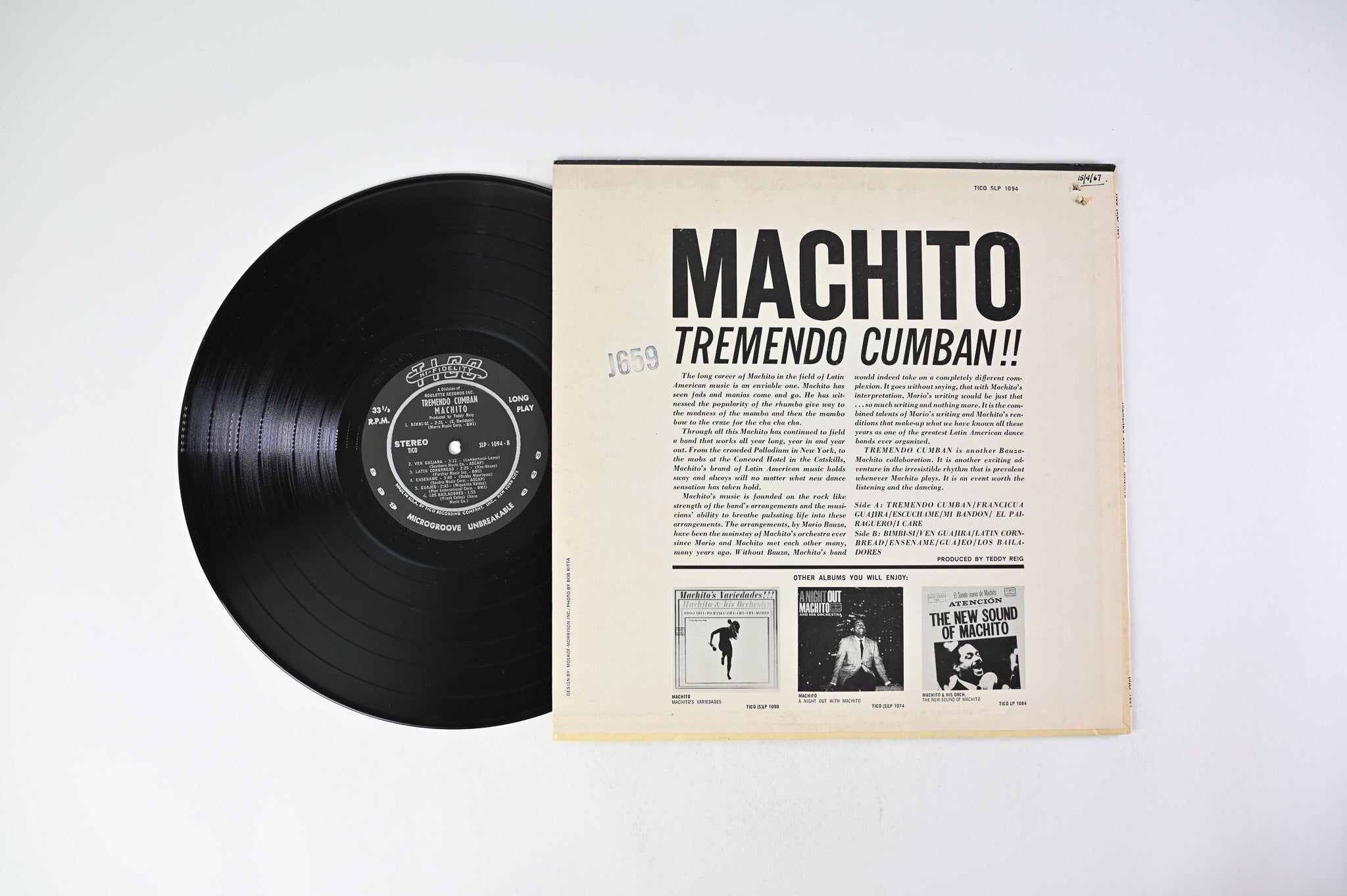 Machito & His Afro-Cubans - Tremendo Cumban on Tico Records