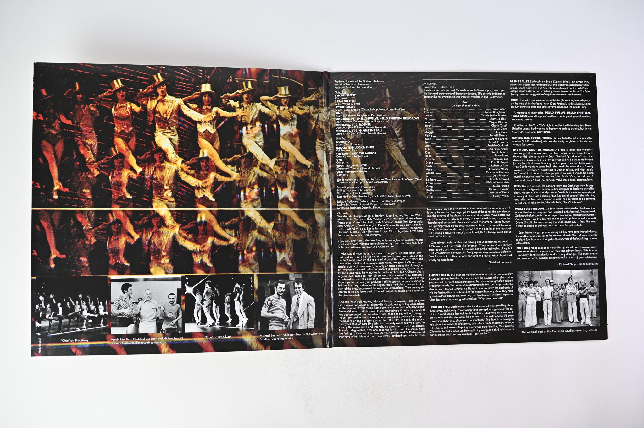 Various - A Chorus Line - Original Cast Recording on Analog Spark / Masterworks Broadway