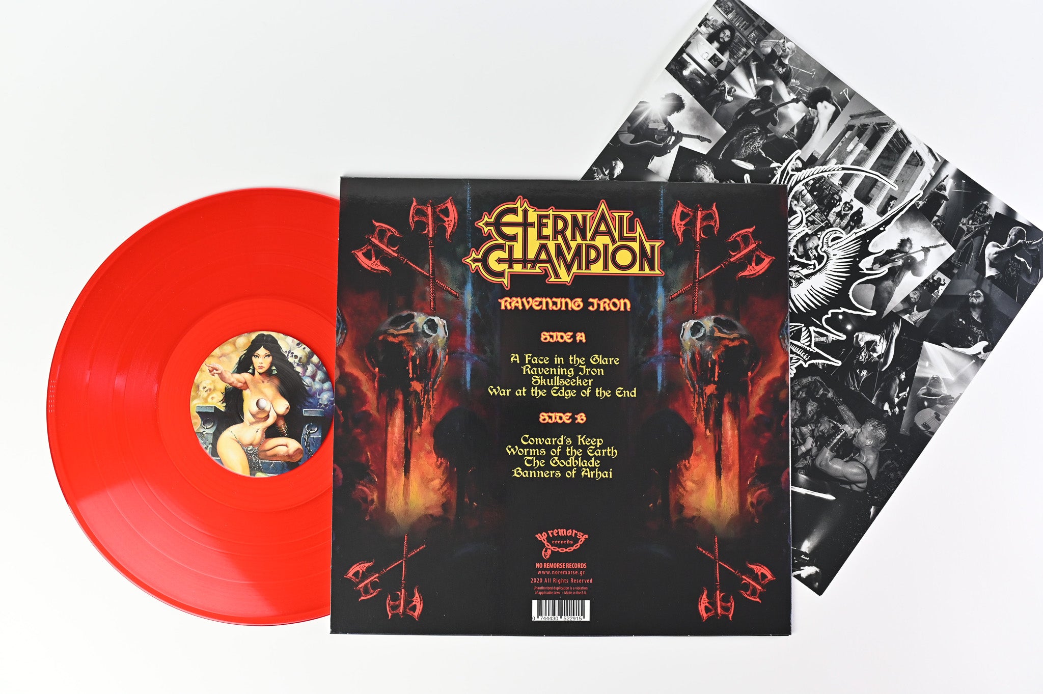 Eternal Champion - Ravening Iron on No Remorse Ltd Red Transparent Vinyl