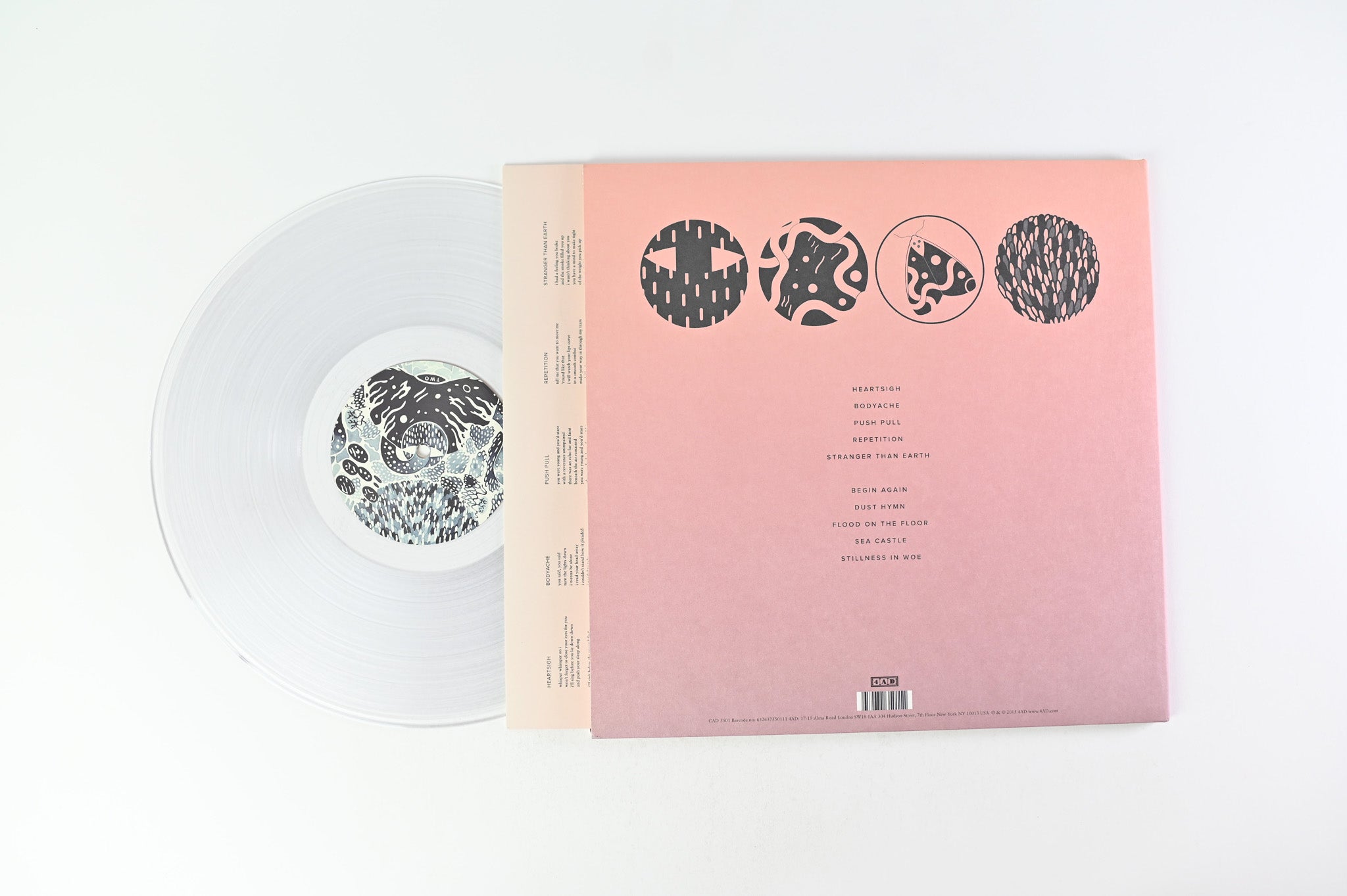 Purity Ring - Another Eternity on 4AD Ltd Edition Clear Vinyl