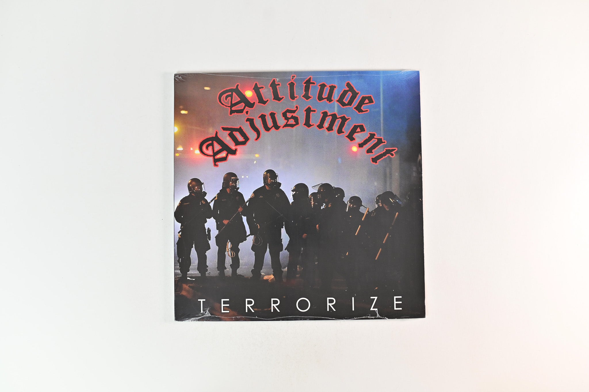 Attitude Adjustment - Terrorize on Beer City Ltd Clear Vinyl Sealed