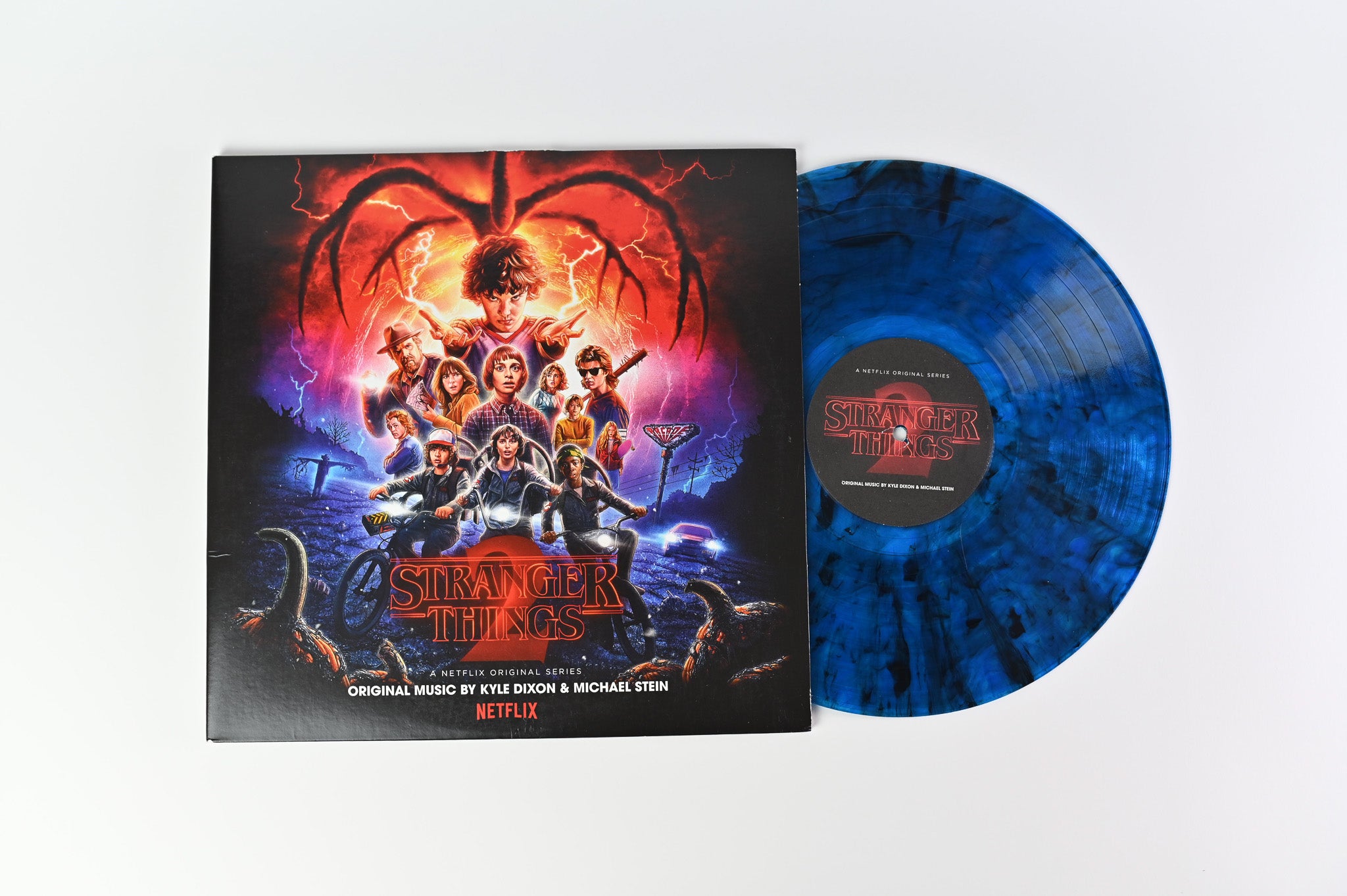 Kyle Dixon - Stranger Things 2 (A Netflix Original Series) on Lakeshore Blue Transparent w/ Black Smoke