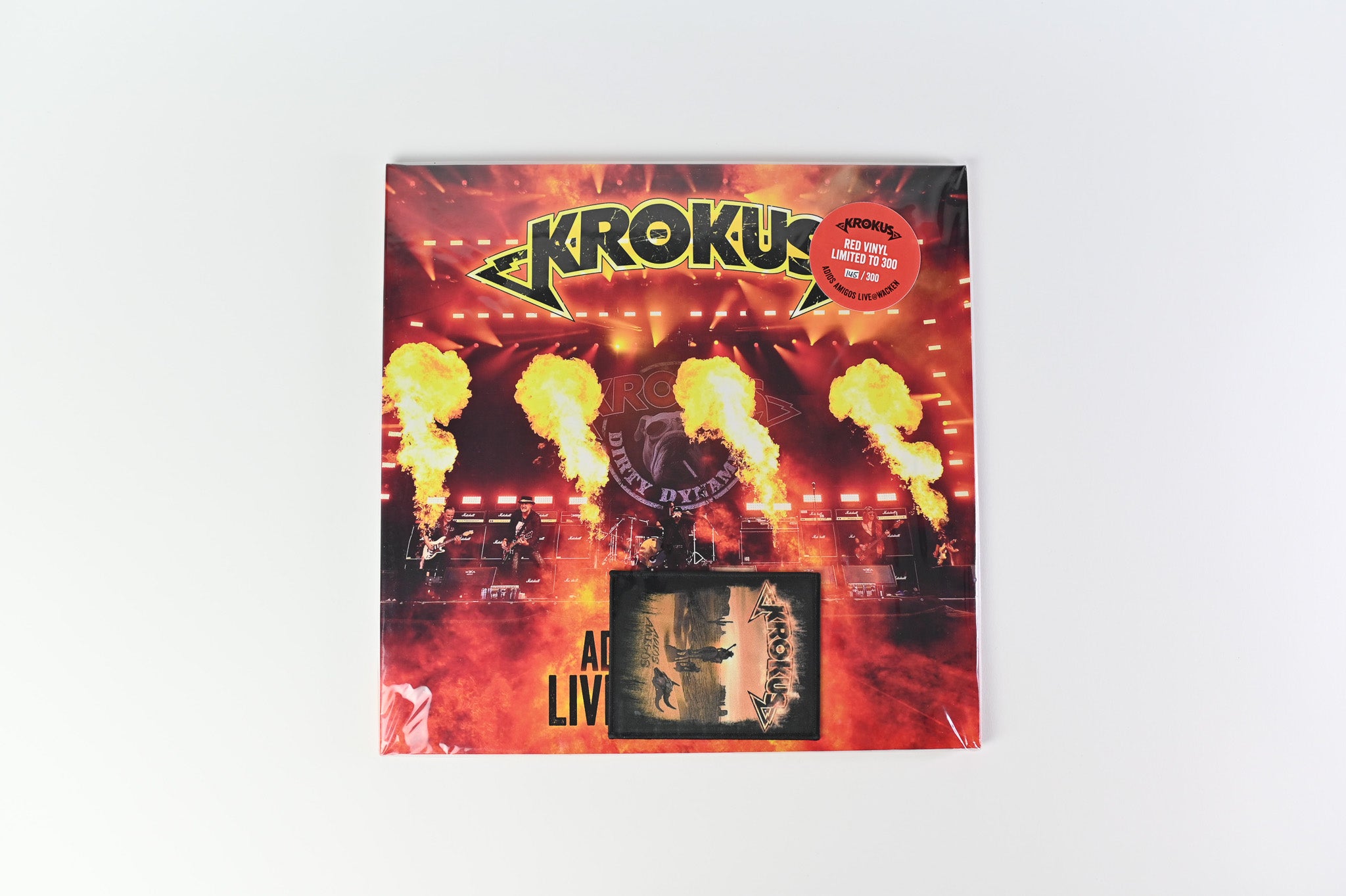 Krokus - Adios Amigos Live@Wacken on DOG Ltd Numbered Red Vinyl