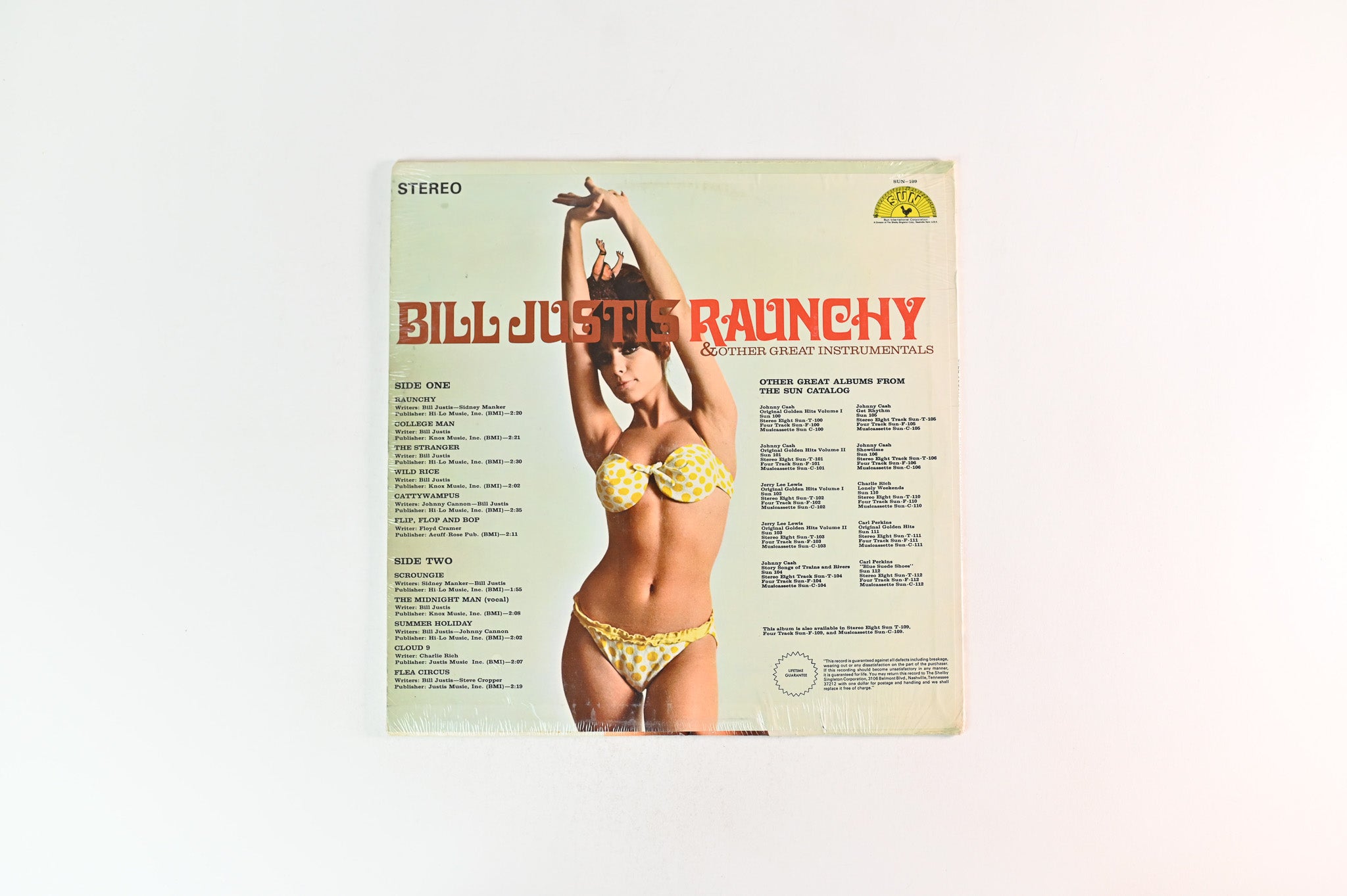 Bill Justis - Raunchy & Other Great Instrumentals on Sun Sealed