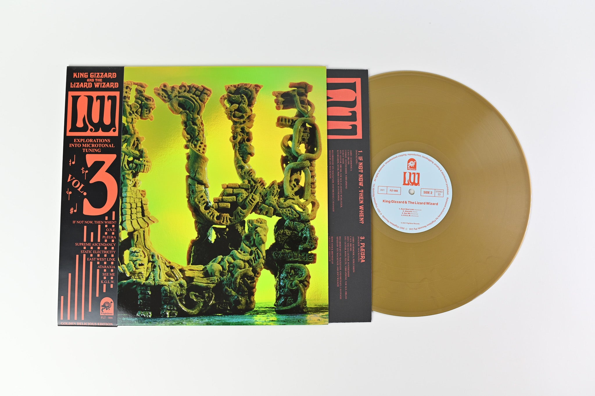 King Gizzard And The Lizard Wizard - L.W. (Explorations Into Microtonal Tuning Volume 3) on Flightless Ltd Golden Delicious Vinyl