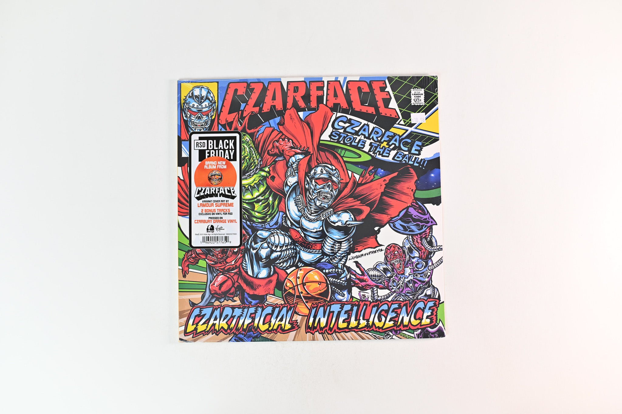 Czarface - Czartificial Intelligence (Stole The Ball Edition) on Silver Age RSD BF 2023 Orange Vinyl Sealed