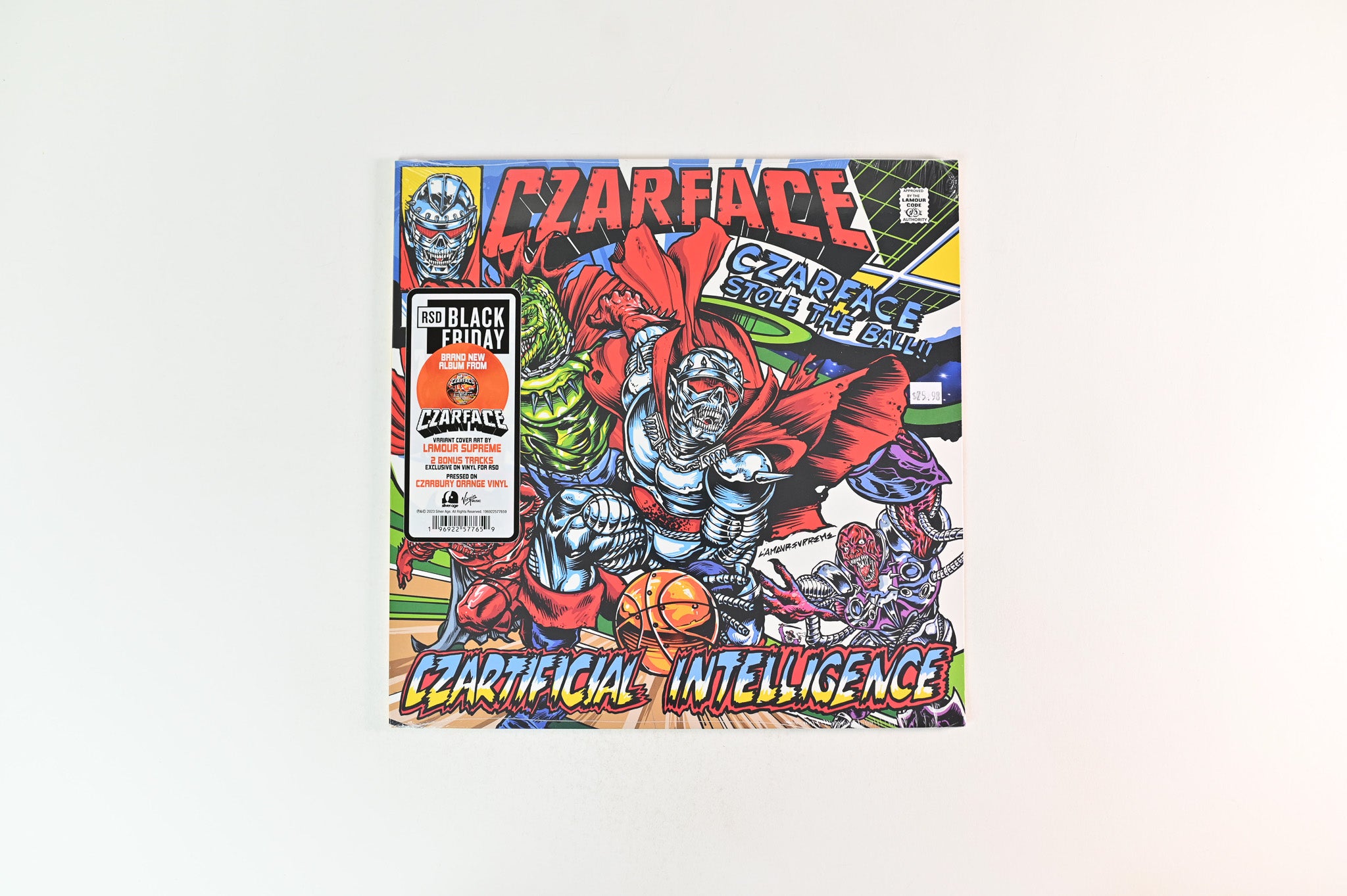 Czarface - Czartificial Intelligence (Stole The Ball Edition) on Silver Age RSD BF 2023 Orange Vinyl Sealed