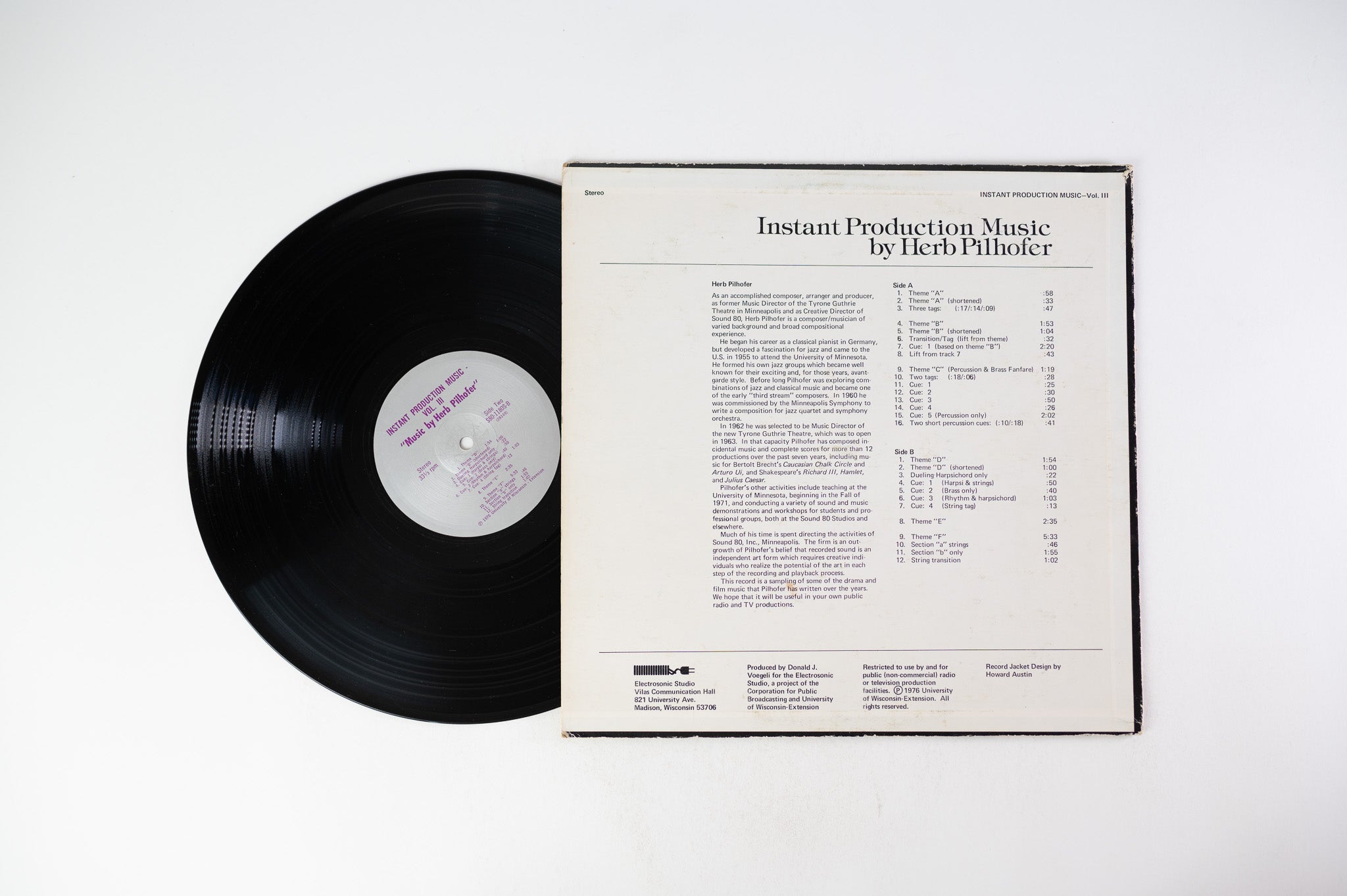 Herb Pilhofer - Instant Production Music Volume Three on University Of Wisconsin-Extension