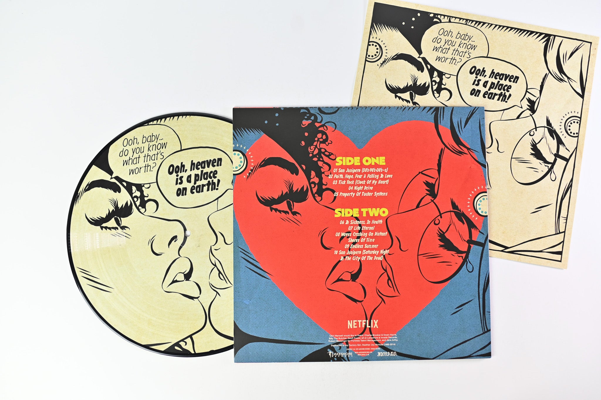 Clint Mansell - Black Mirror: San Junipero (Original Score) on Lakeshore Records - Picture Disc