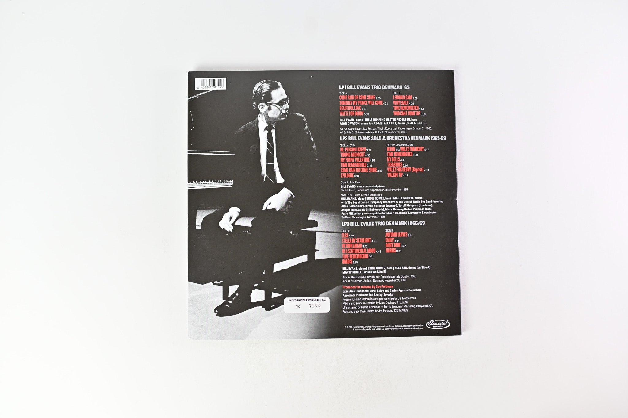 Bill Evans - Treasures (Solo, Trio & Orchestra Recordings From Denmark (1965-1969)) on Elemental Music