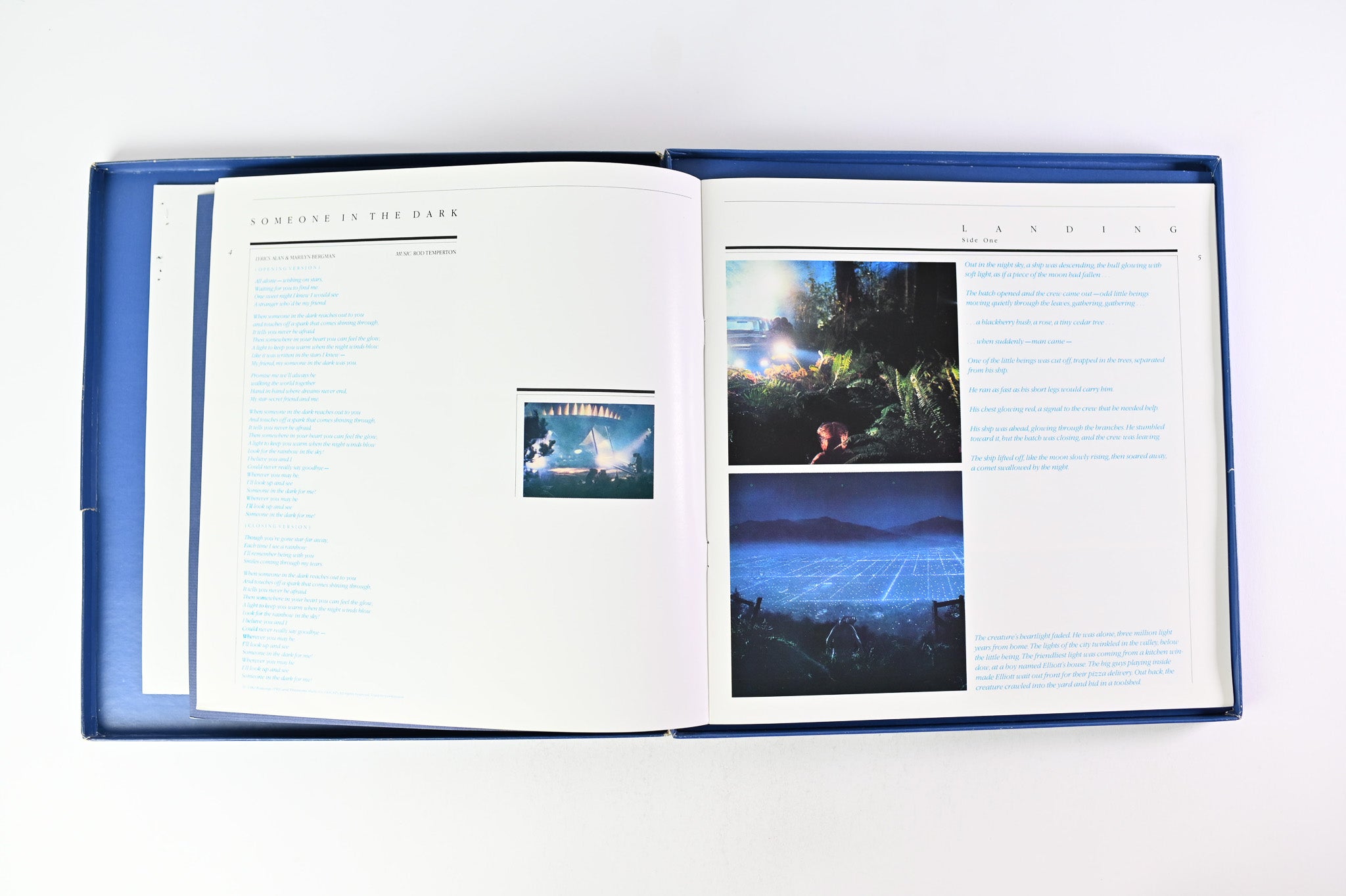 Michael Jackson - E.T. The Extra-Terrestrial on MCA Records - Includes book & poster