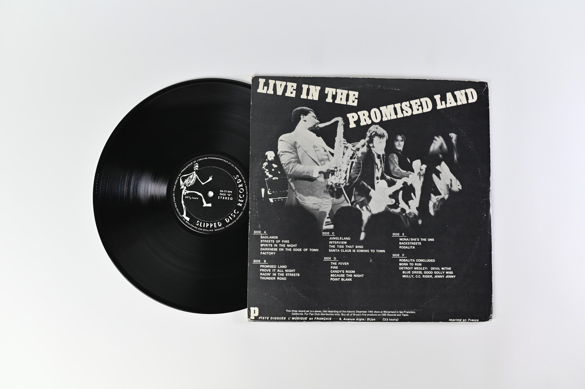 Bruce Springsteen & The E-Street Band - Winterland, 1978 (Live In The Promised Land) Unofficial Release on Piste Disques