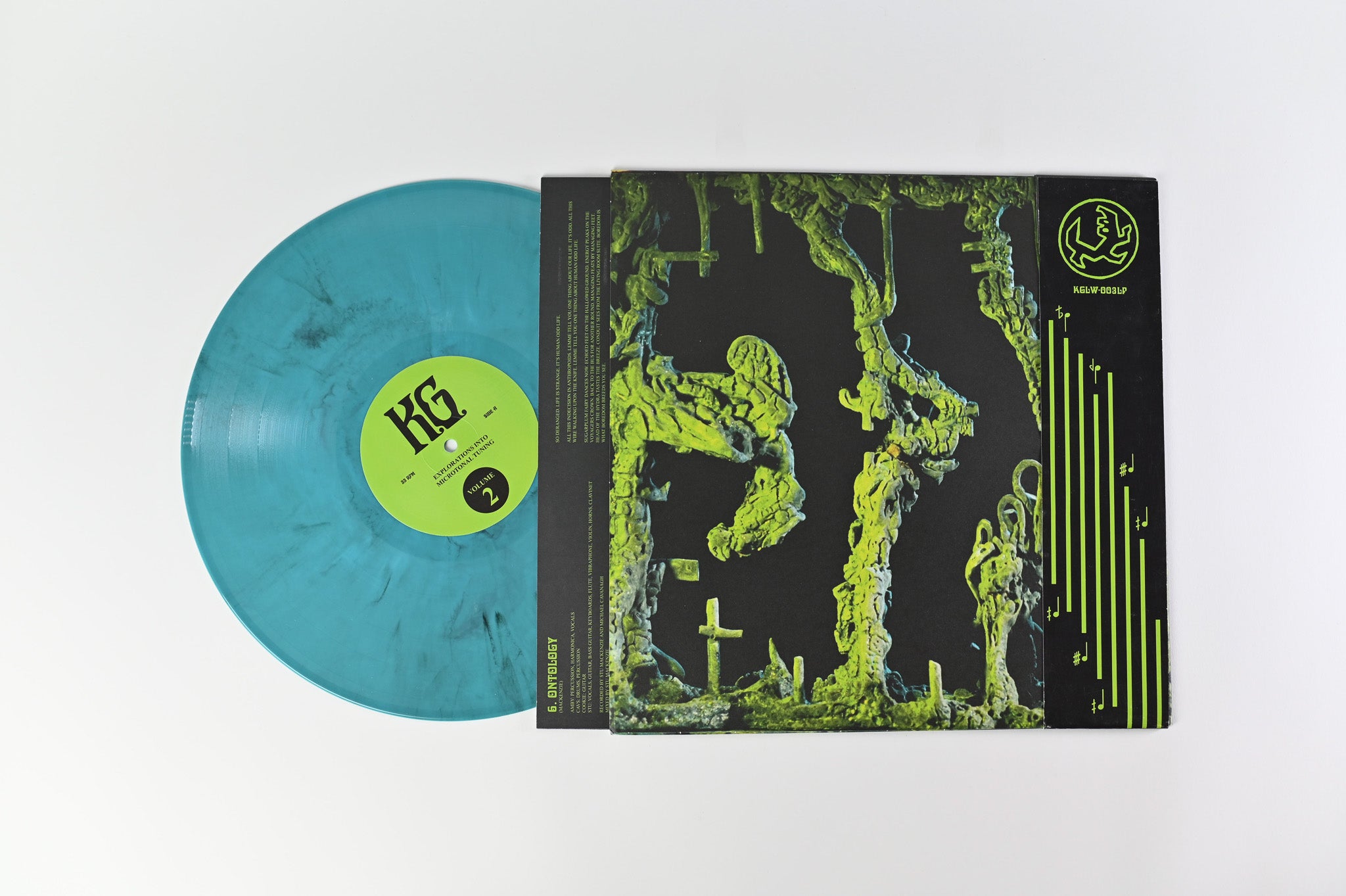 King Gizzard And The Lizard Wizard - K.G. (Explorations Into Microtonal Tuning Volume 2) Self-Released on Blue w/Black Smoke Vinyl