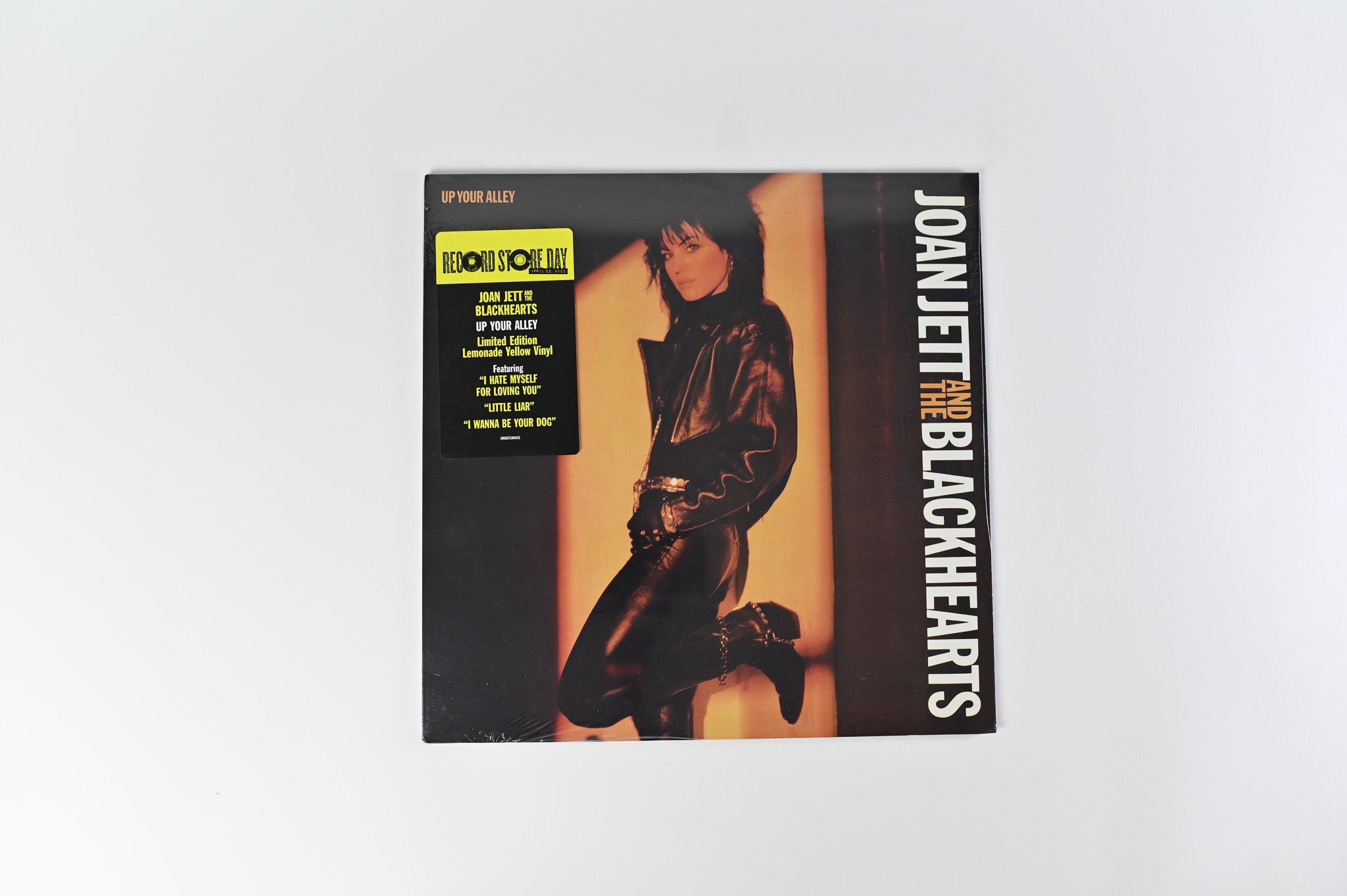 Joan Jett & The Blackhearts - Up Your Alley SEALED RSD Limited Reissue Lemonade Yellow on Blackheart Records
