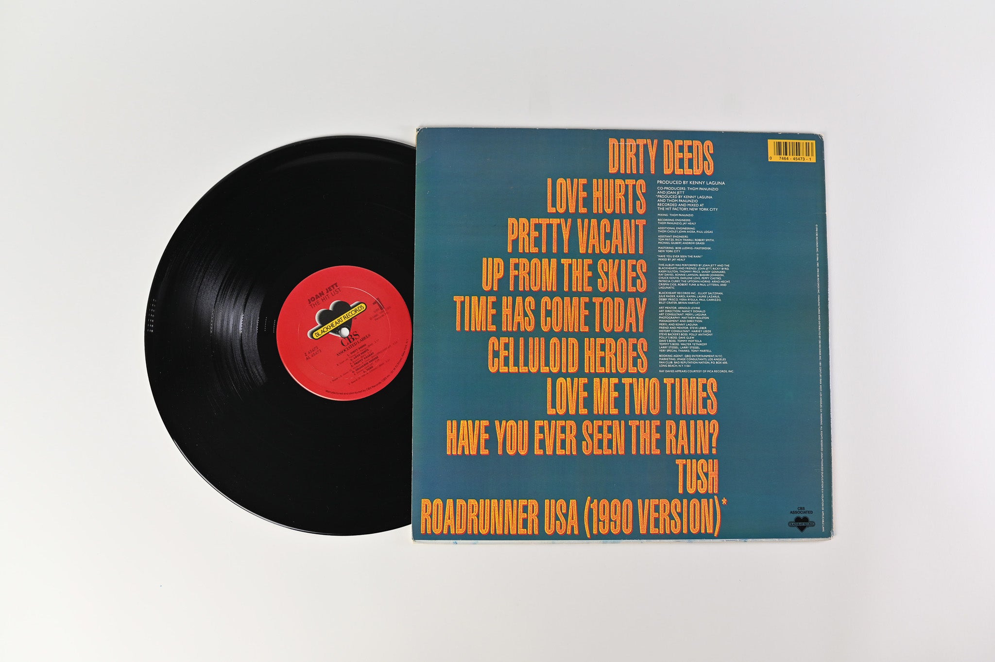 Joan Jett - The Hit List on CBS/Blackheart Records