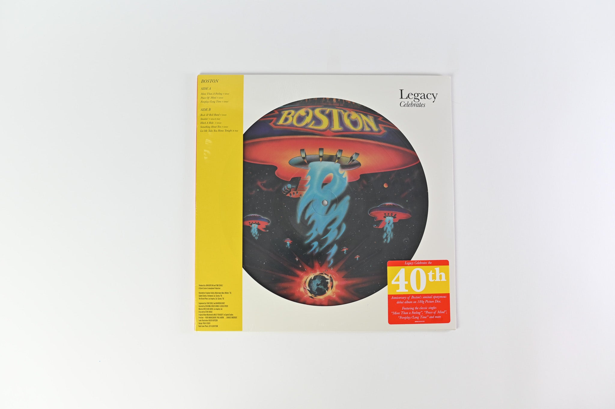 Boston - Boston SEALED Reissue Picture Disc on Legacy