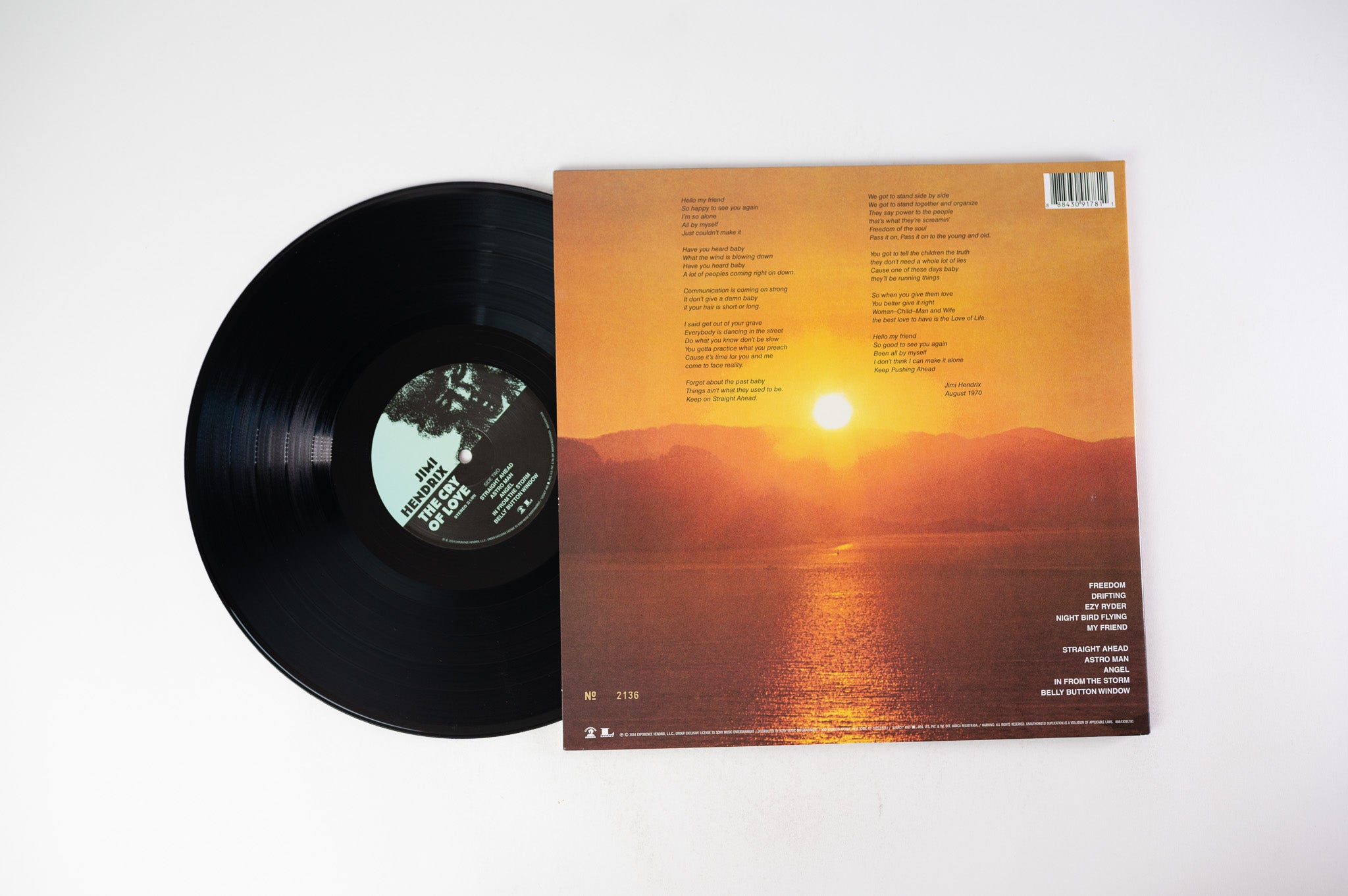 Jimi Hendrix - The Cry Of Love on Experience Hendrix / Legacy - Numbered 200g