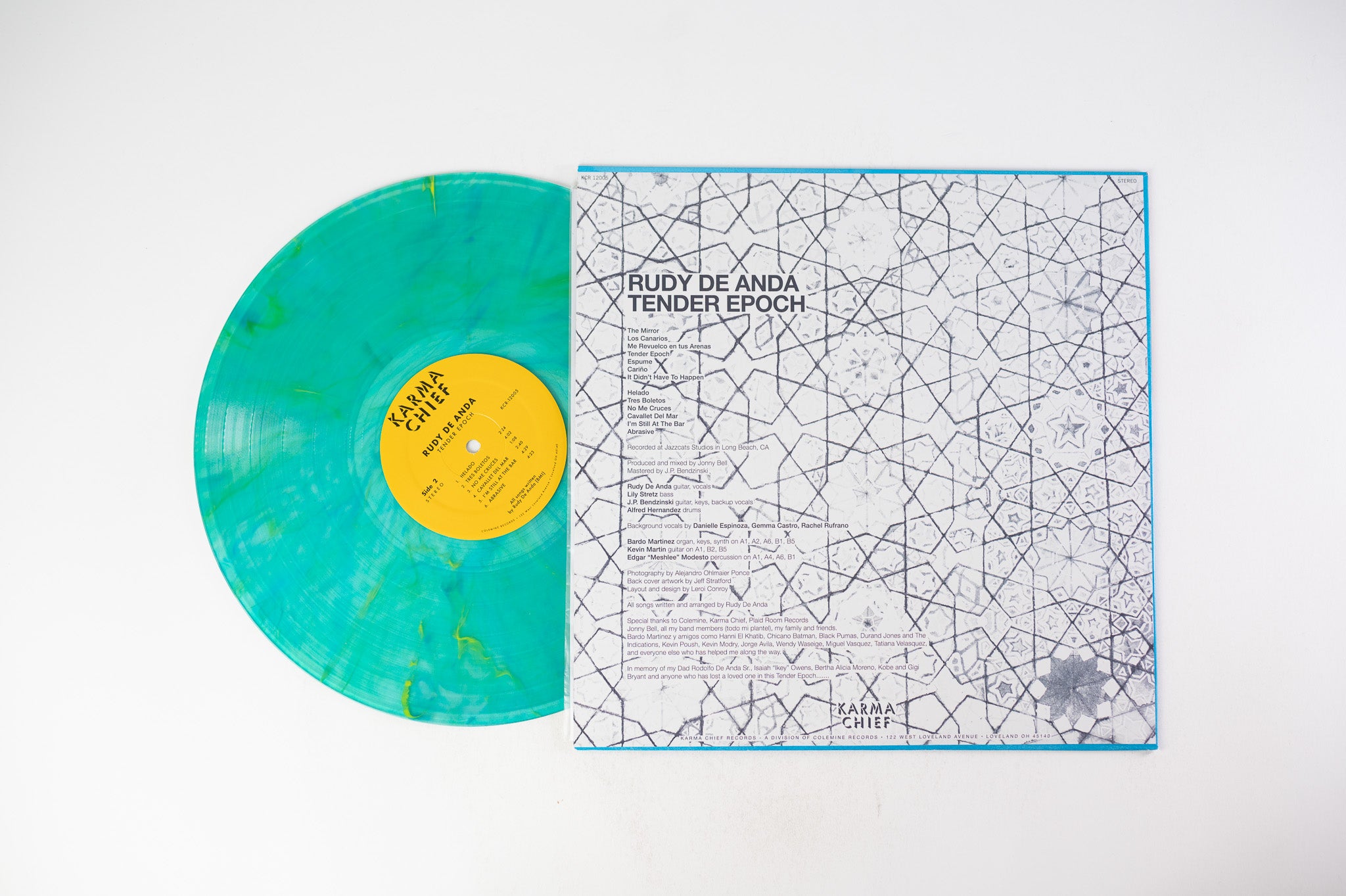 Rudy De Anda - Tender Epoch on Karma Chief Records - Random Color