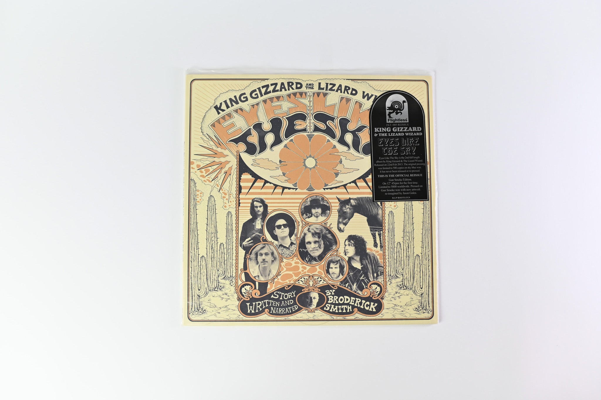 King Gizzard And The Lizard Wizard - Eyes Like The Sky Limited Reissue on Flightless Gun Smoke Vinyl