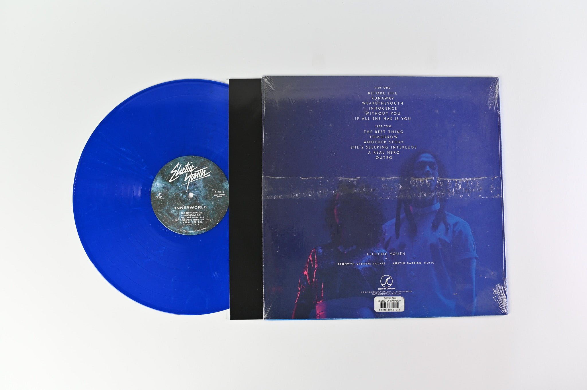 Electric Youth - Innerworld Limited Blue Marbled Vinyl on Secretly Canadian