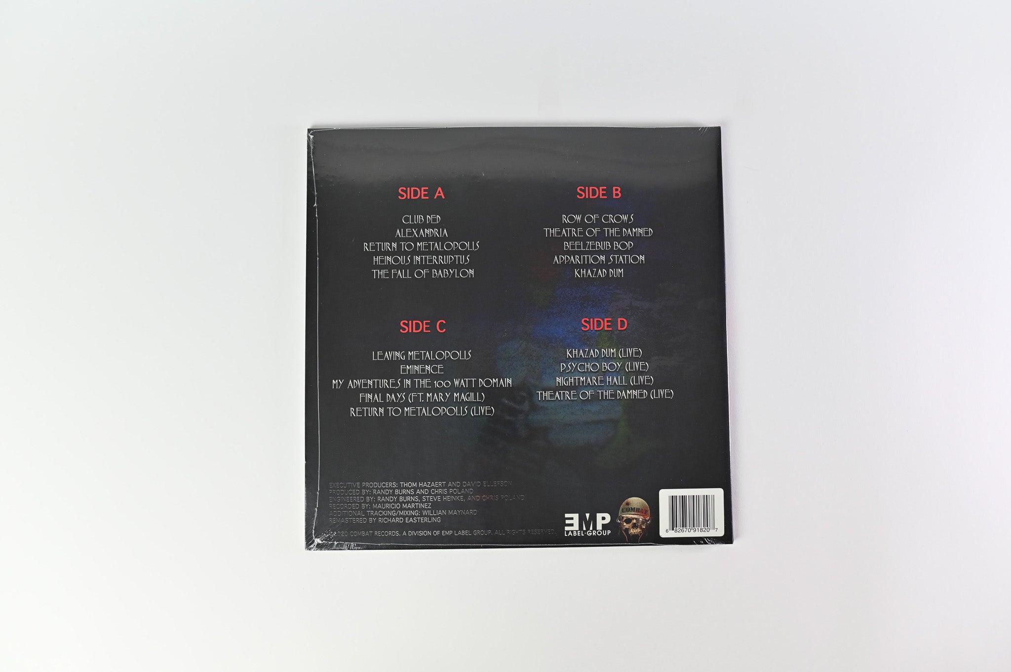 Chris Poland - Return To Metalopolis SEALED Reissue on Combat