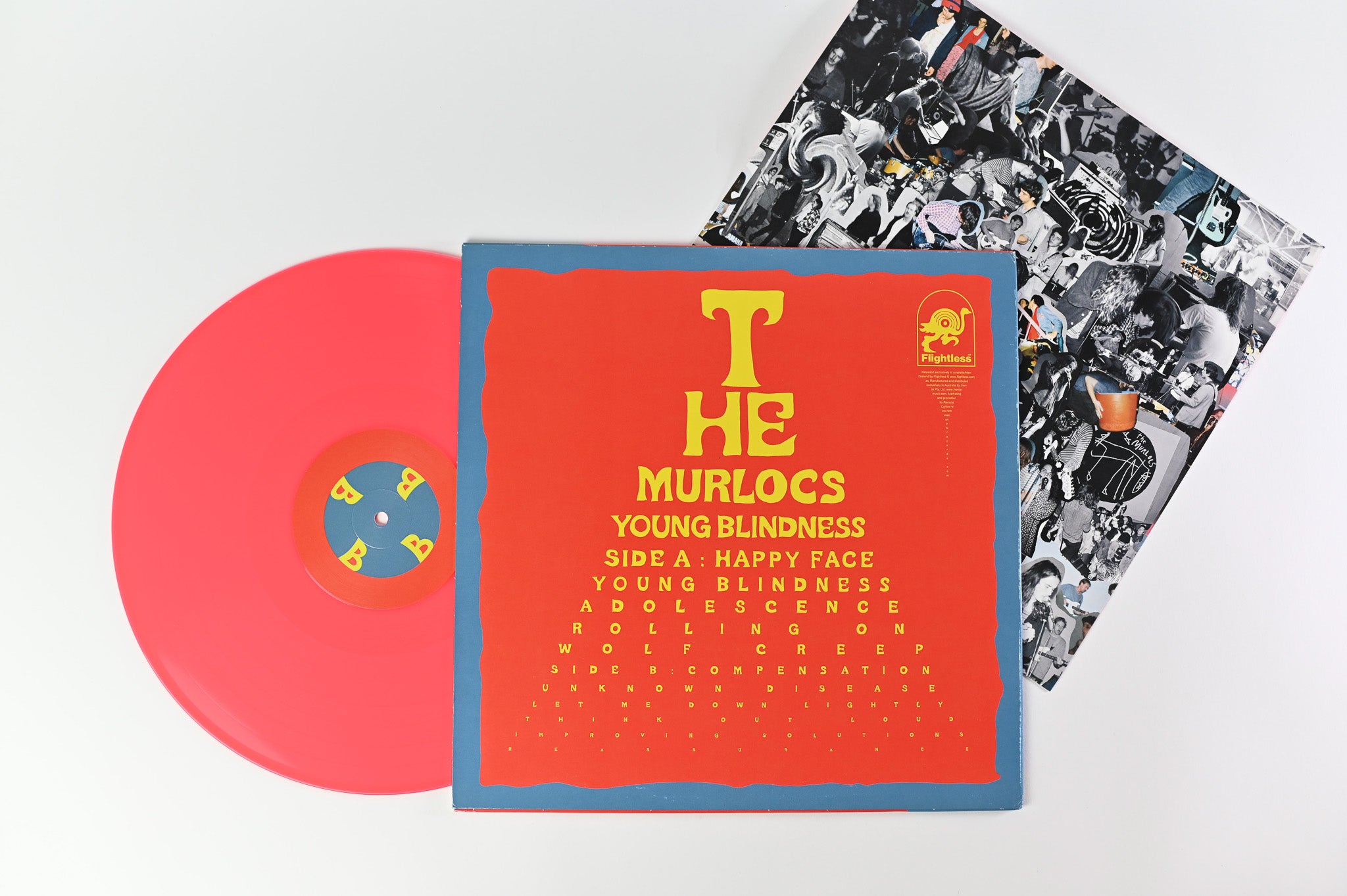 The Murlocs - Young Blindness Limited Repress Neon Pink Vinyl on Flightless