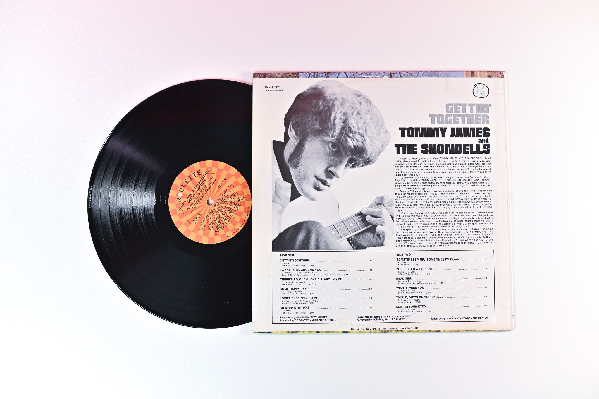 Tommy James & The Shondells - Gettin' Together on Roulette Mono