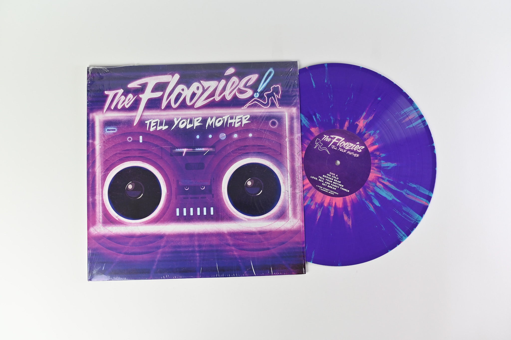 The Floozies - Tell Your Mother on Liberated Music Purple Splatter Vinyl