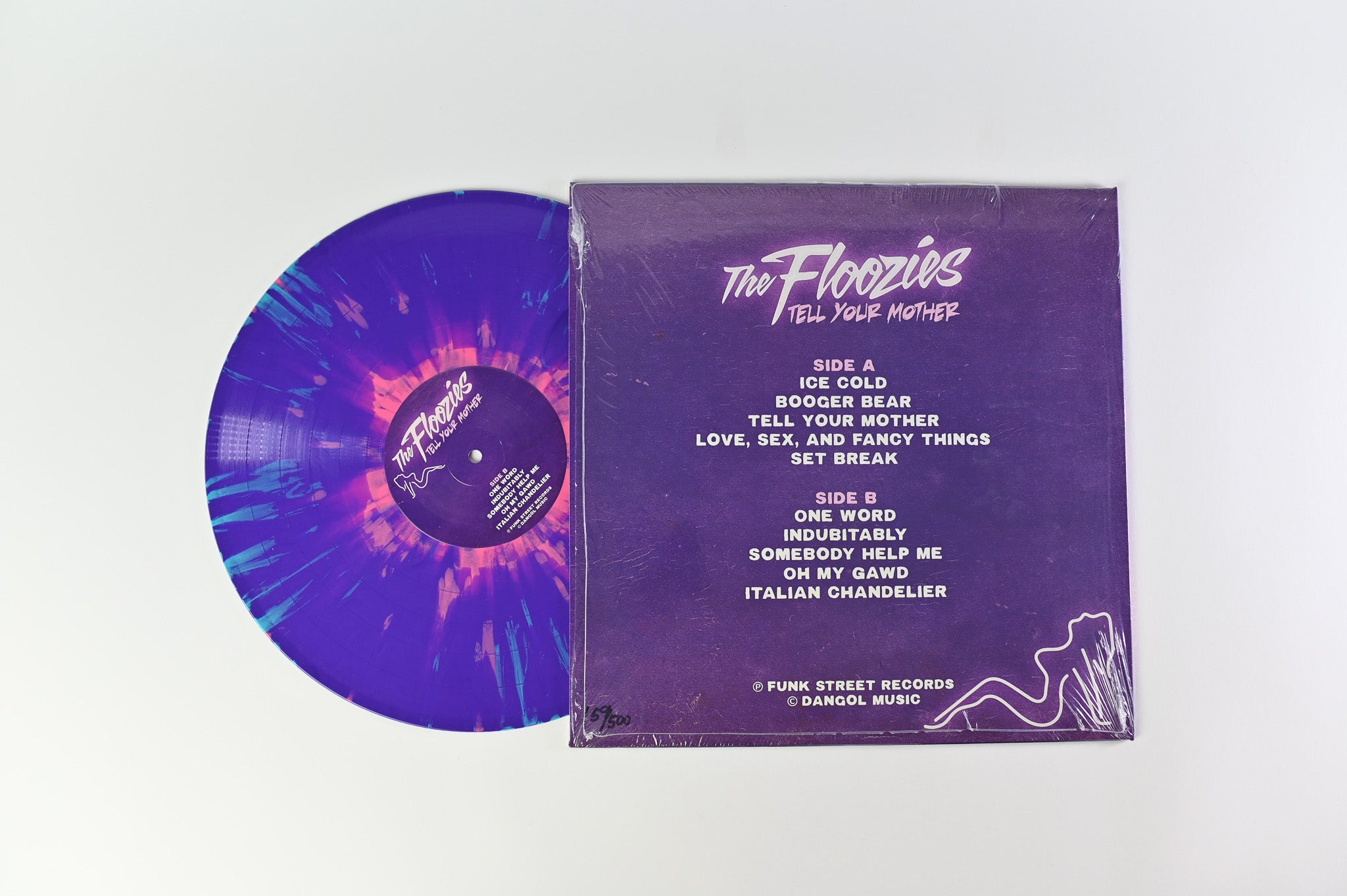 The Floozies - Tell Your Mother on Liberated Music Purple Splatter Vinyl
