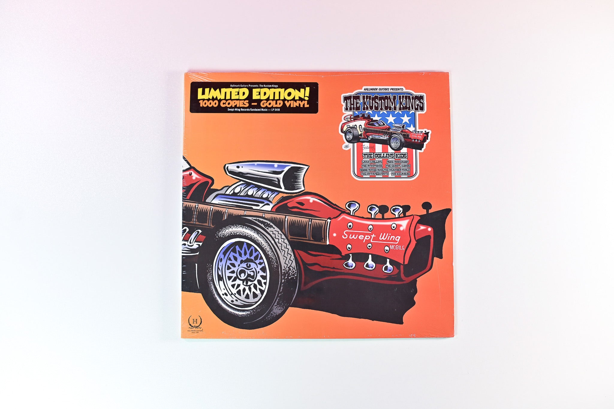 Various - Hallmark Guitars Presents: The Kustom Kings on Sundazed Music - Sealed Gold Vinyl