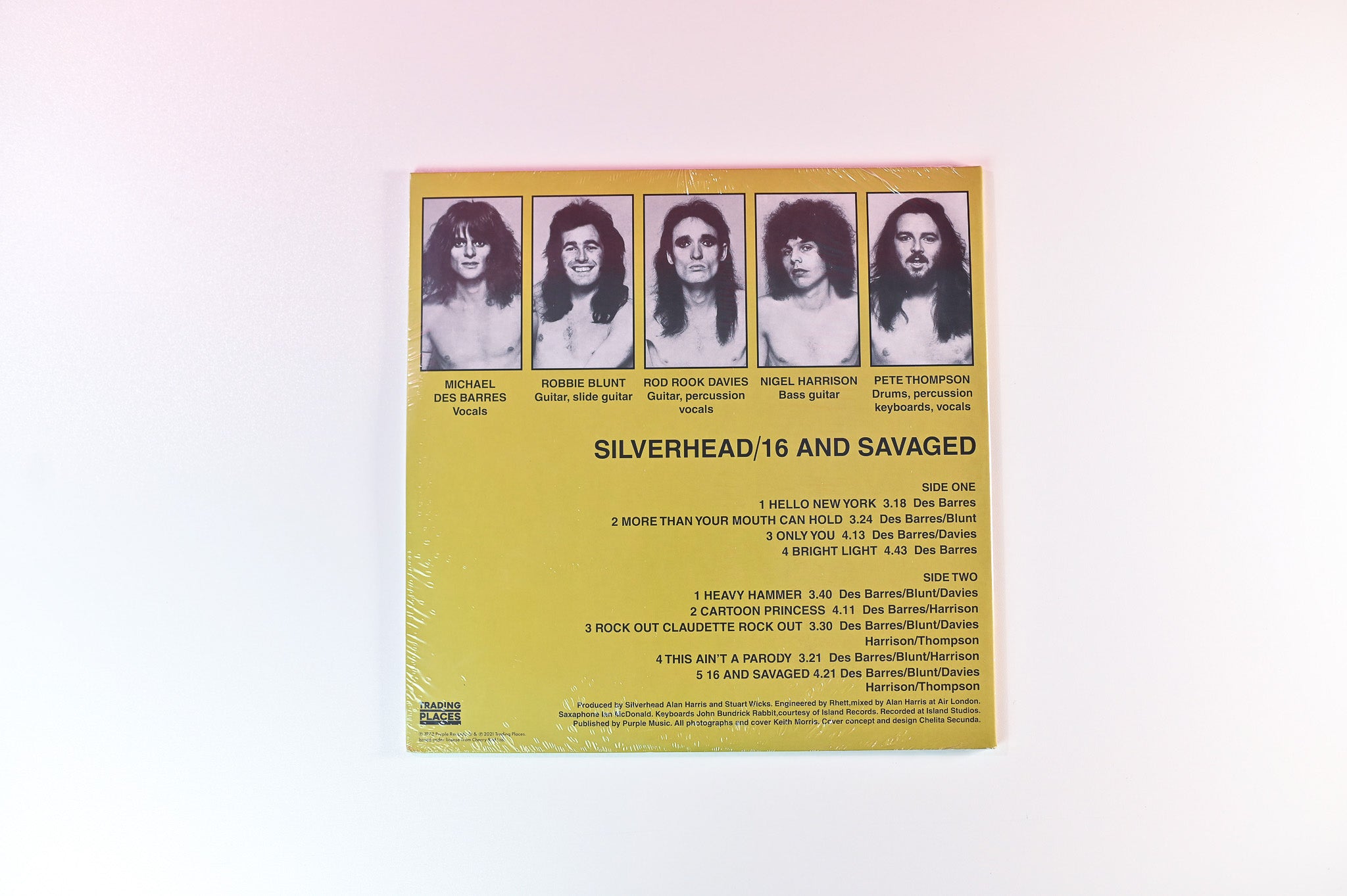 Silverhead - 16 And Savaged on Trading Places - Sealed