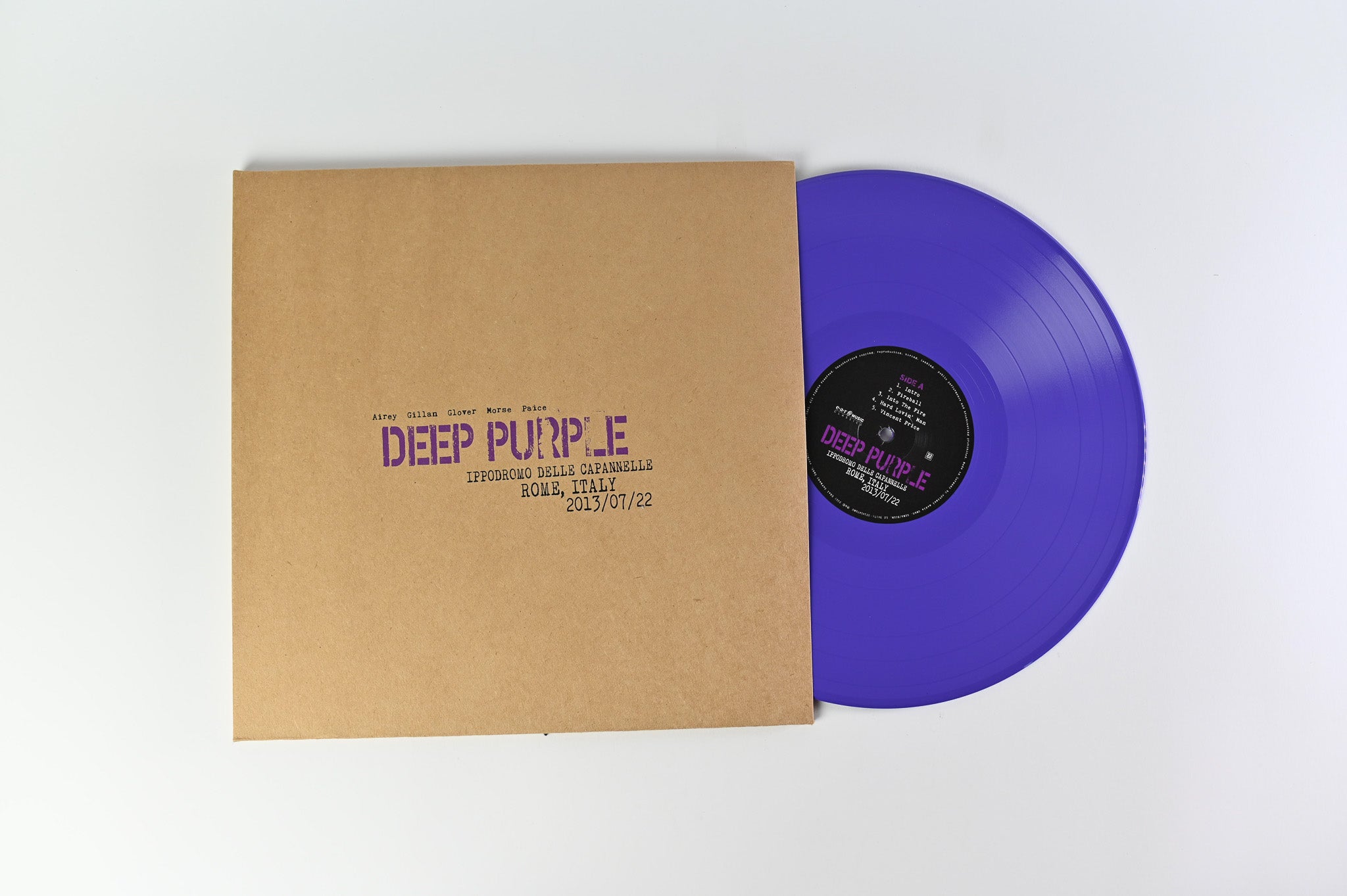 Deep Purple - Live In Rome 2013 on Ear Music Classics Purple Vinyl
