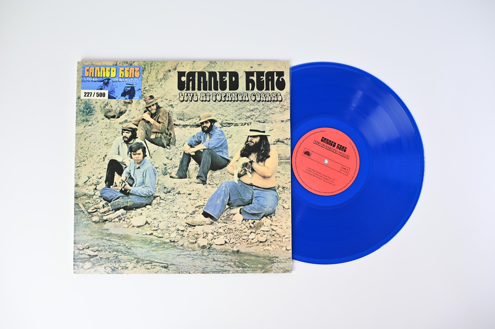 Canned Heat - Live At Topanga Corral on Cleopatra Numbered Reissue on Blue Vinyl