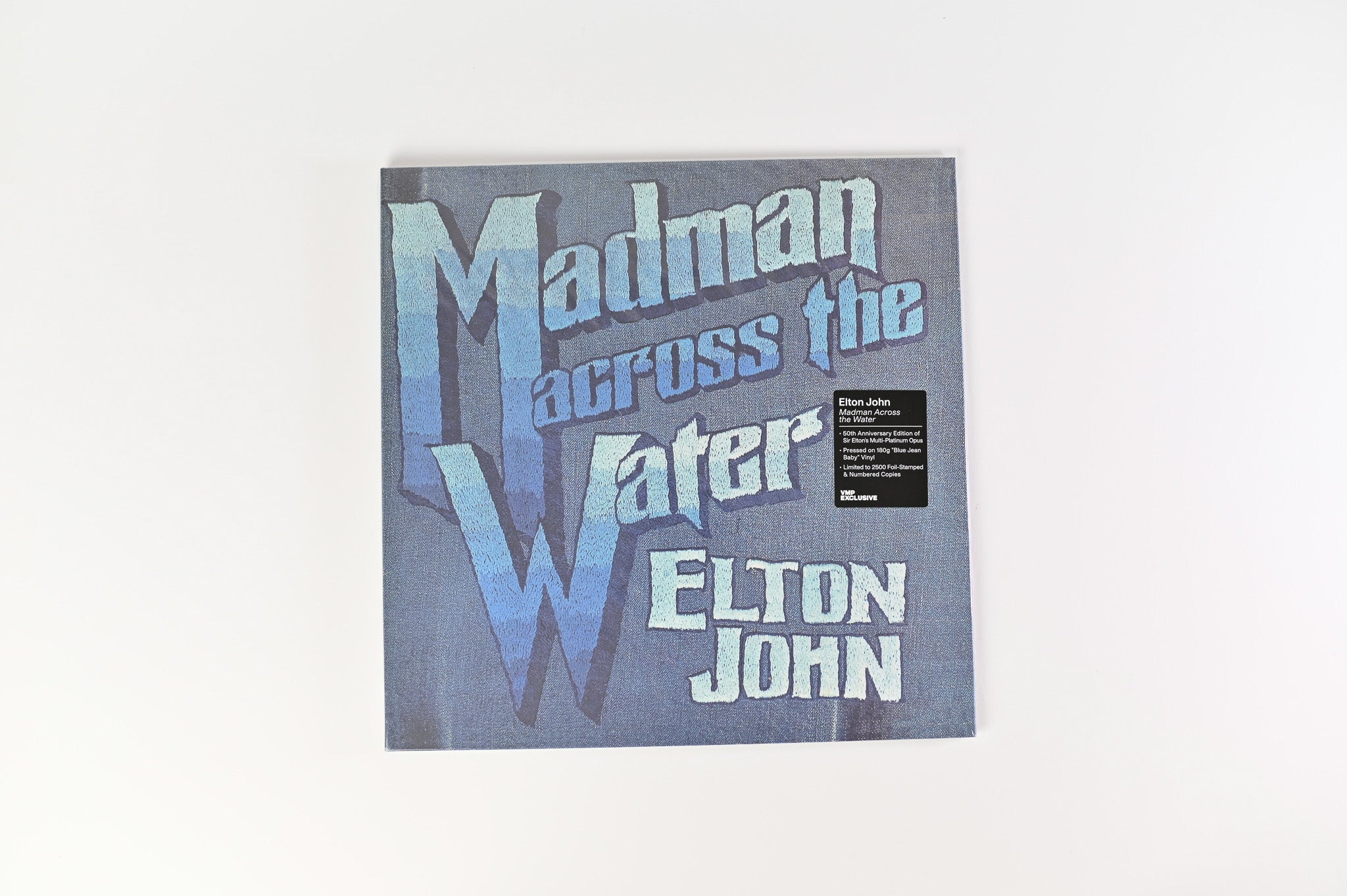 Elton John - Madman Across The Water Vinyl Me Please Ltd Numbered Blue Jean Baby Vinyl Reissue