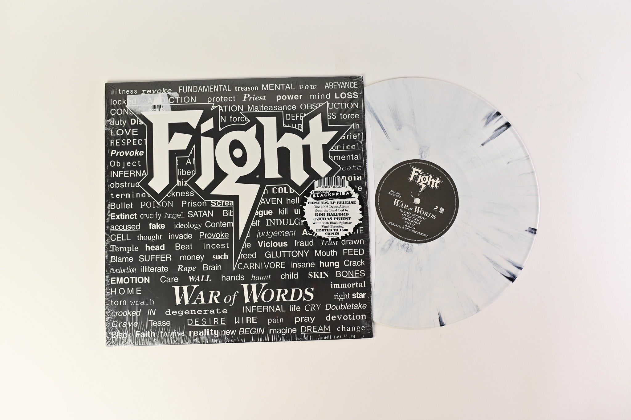 Fight - War Of Words Limited Reissue on Real Gone Music White w/ Black Splatter Vinyl