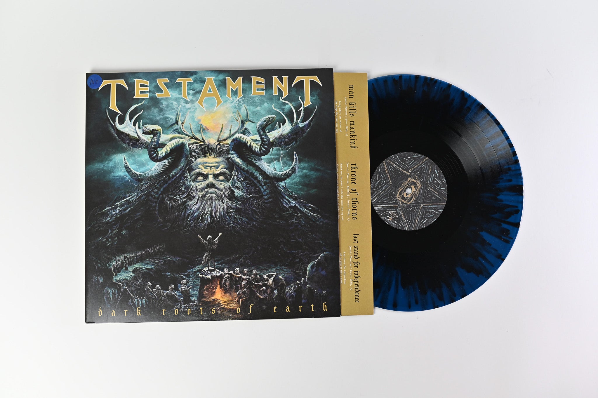 Testament - Dark Roots Of Earth Limited Edition on Nuclear Blast Blue Splatter Vinyl