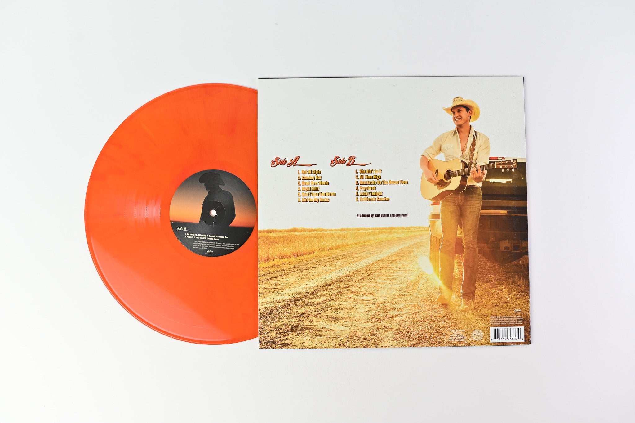 Jon Pardi - California Sunrise on Capitol Ltd Orange Vinyl