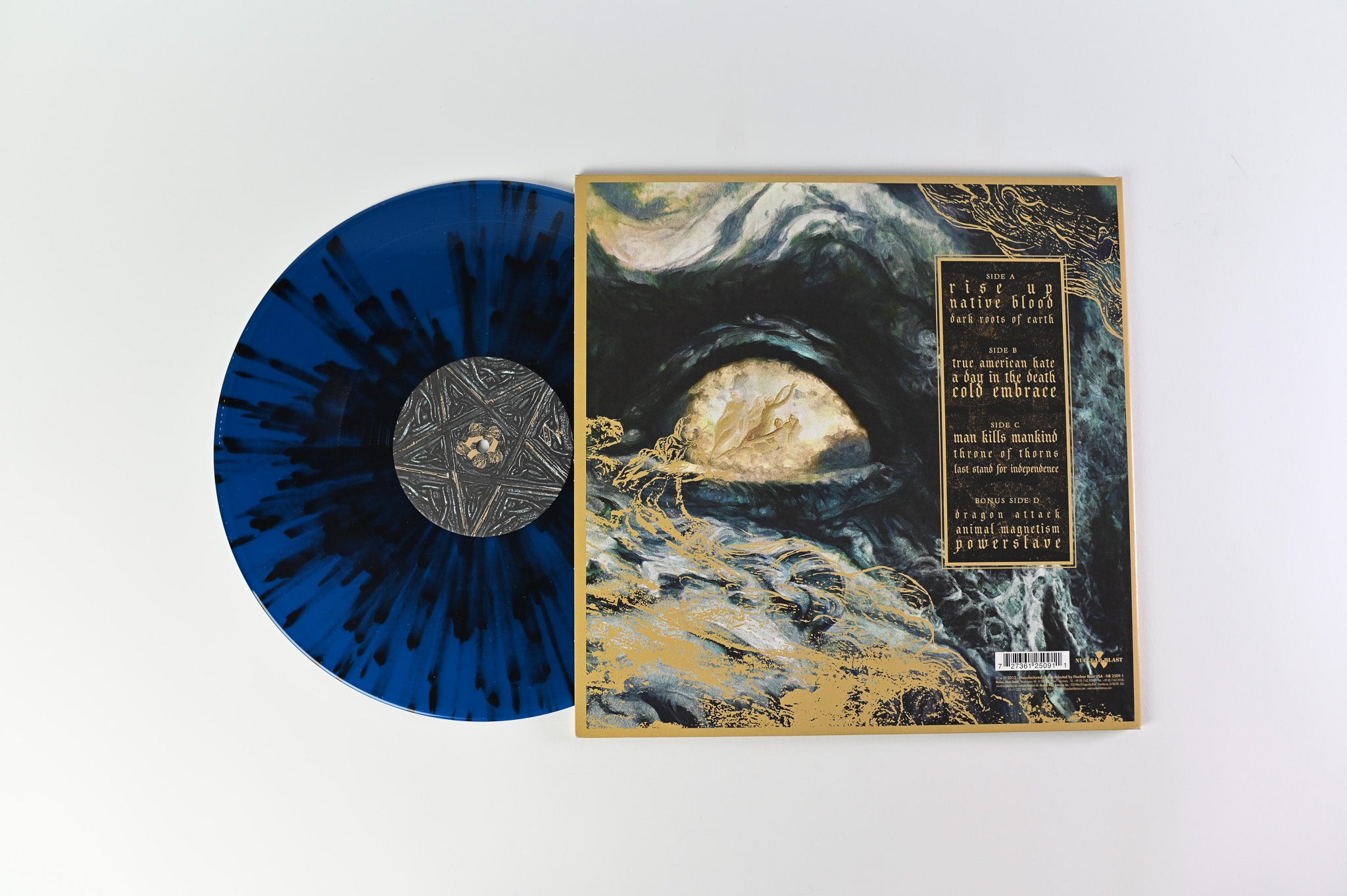 Testament - Dark Roots Of Earth Limited Edition on Nuclear Blast Blue Splatter Vinyl