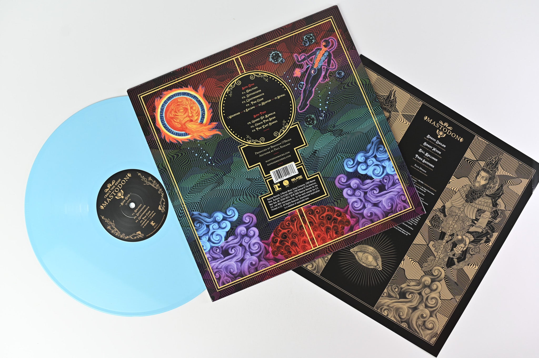 Mastodon - Crack The Skye on Reprise Ltd Opaque Light Blue Repress