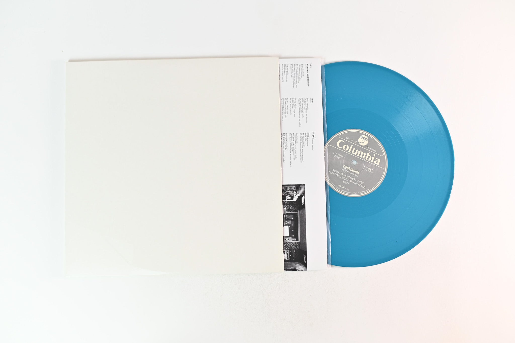 John Mayer - Continuum on Aware Vinyl Me Please Turquoise Reissue