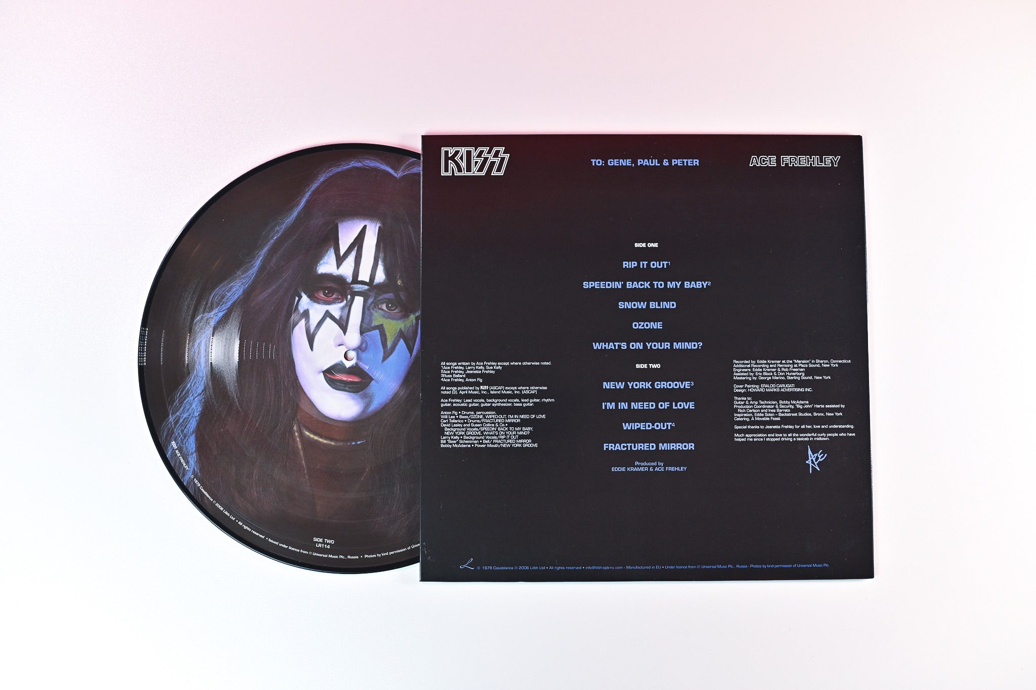 Kiss - Ace Frehley on Lilith - Picture Disc