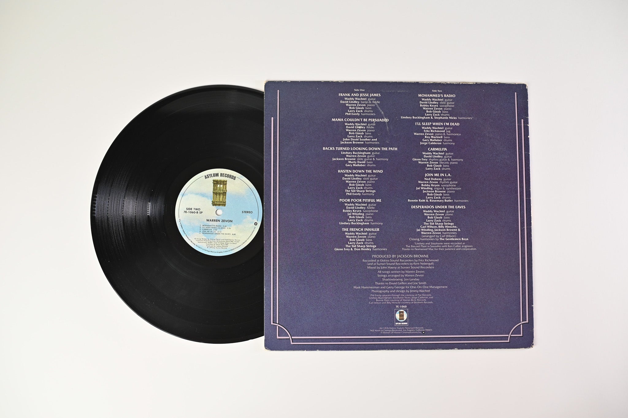 Warren Zevon - Warren Zevon on Asylum Records