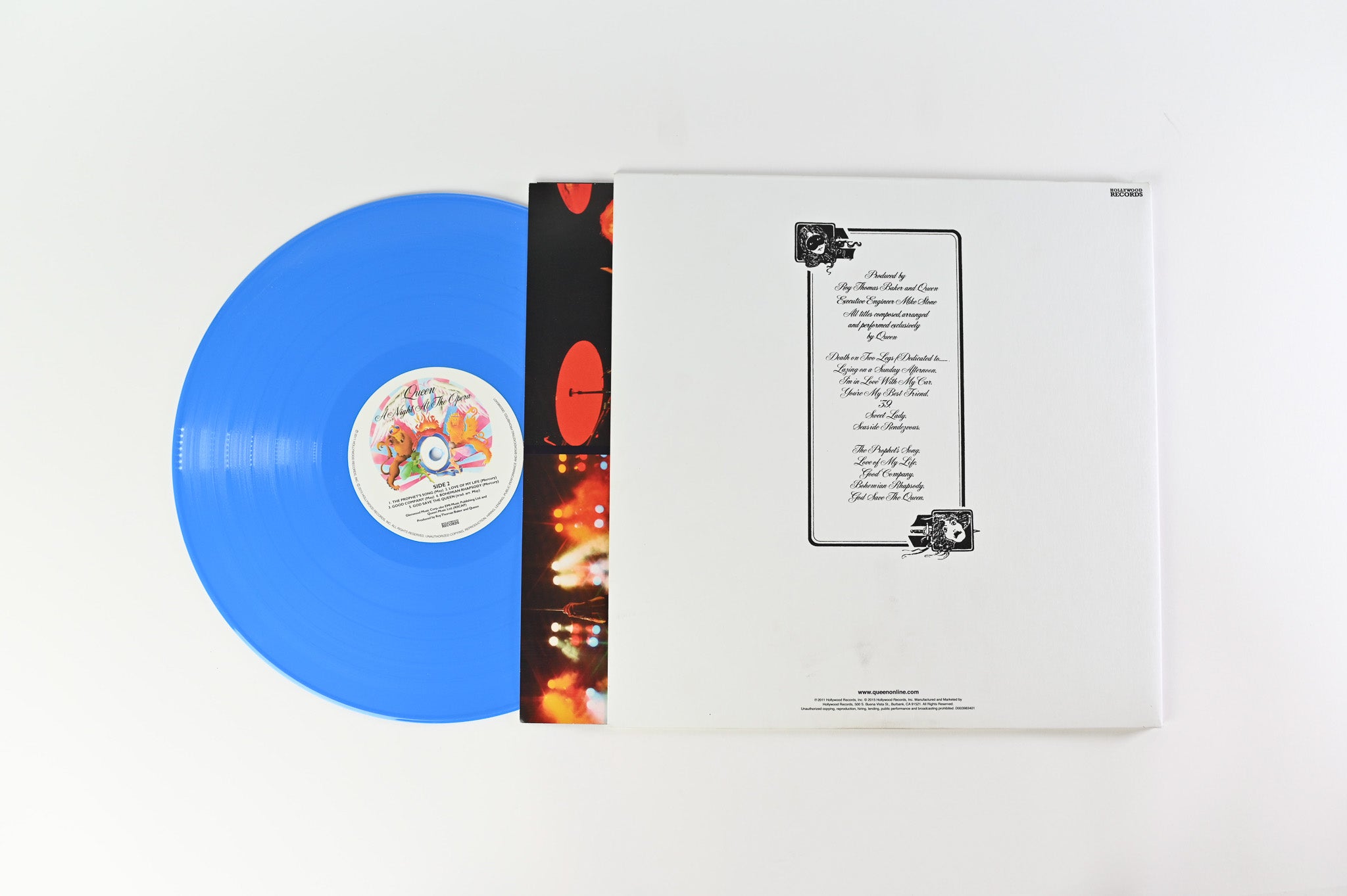 Queen - A Night At The Opera on Hollywood Records Blue Vinyl