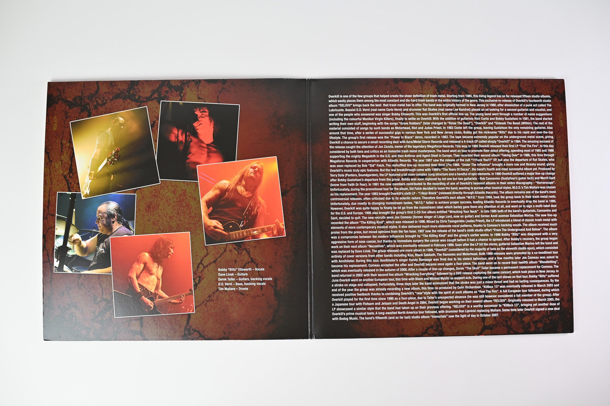 Overkill - ReliXIV on The Vinyl Countdown Reissue