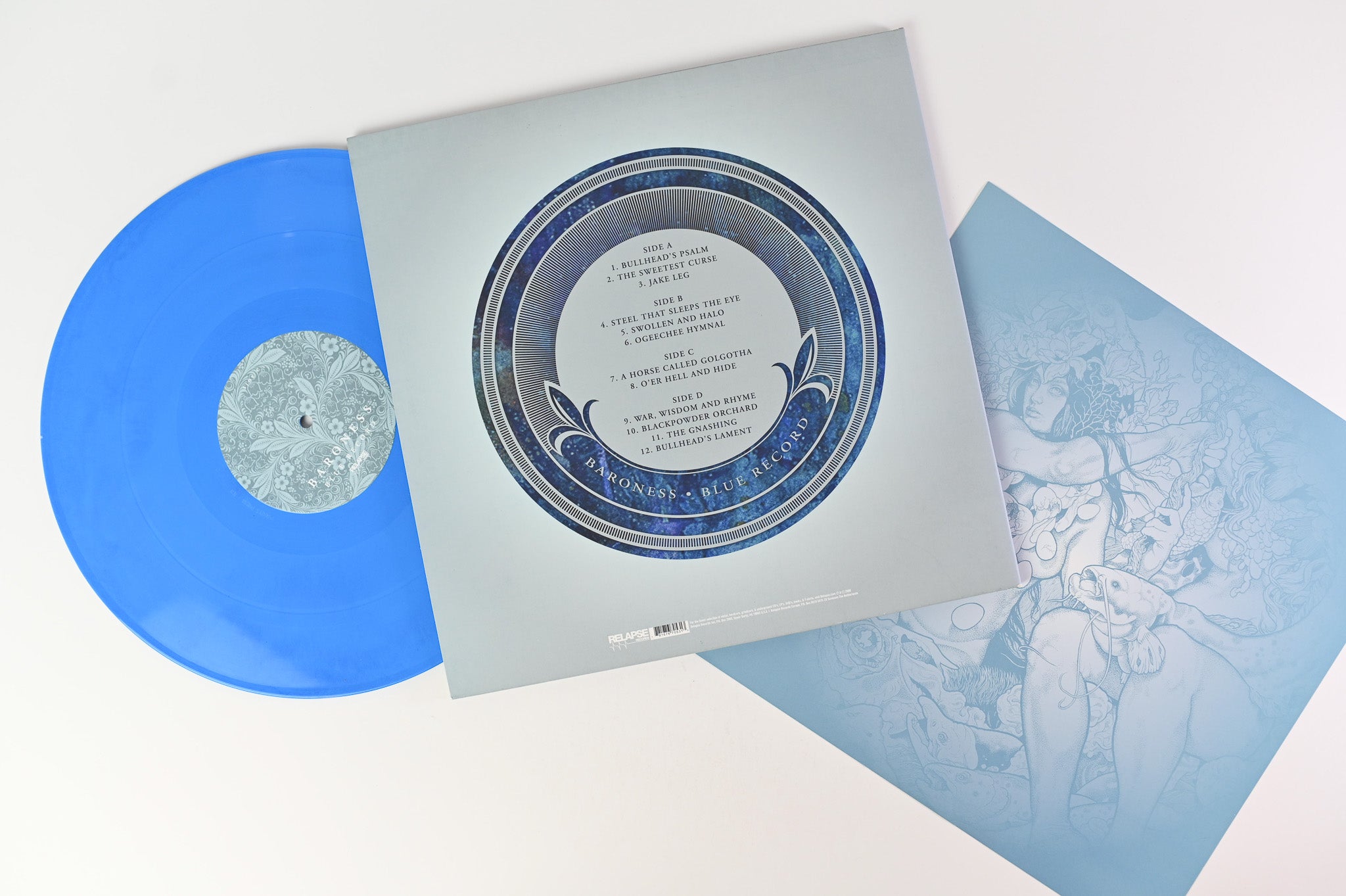 Baroness - Blue Record on Relapse Ltd Blue Baby Vinyl