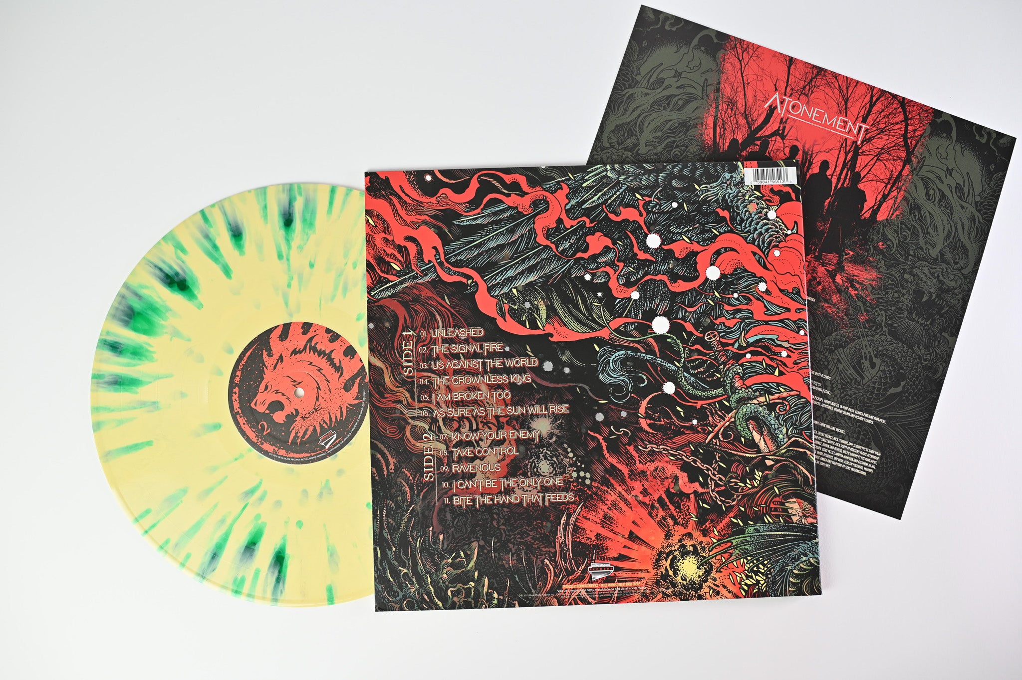 Killswitch Engage - Atonement on Metal Blade Records Cream w/ Green Splatter Vinyl