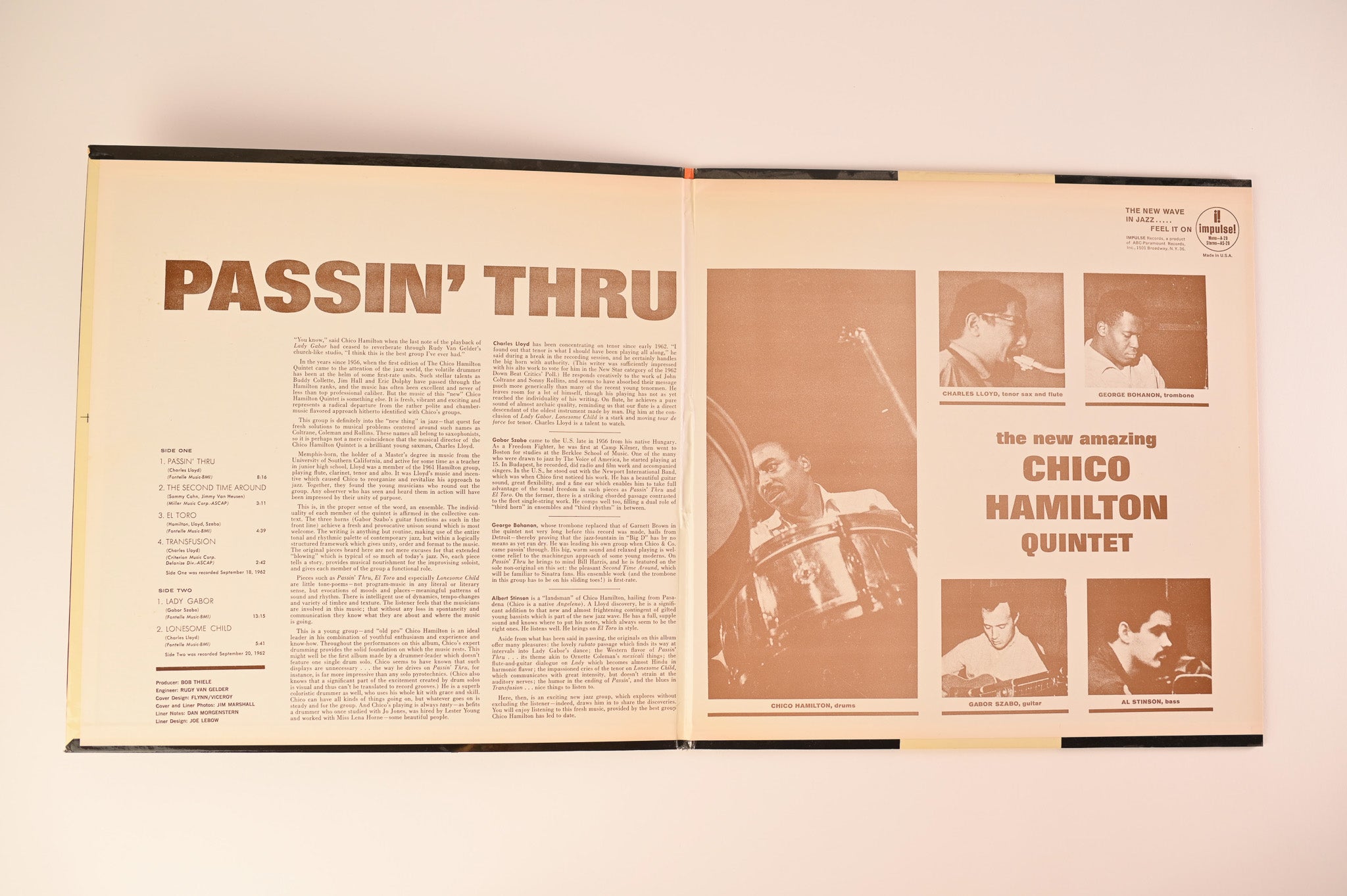 The Chico Hamilton Quintet - Passin' Thru on Impulse! Stereo