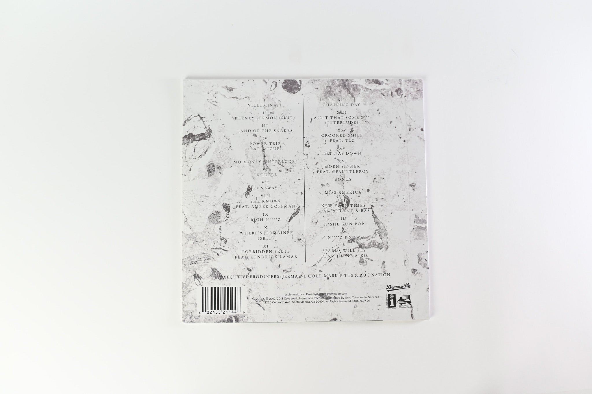 J. Cole - Born Sinner SEALED Reissue on Interscope Records Gold Opaque Vinyl