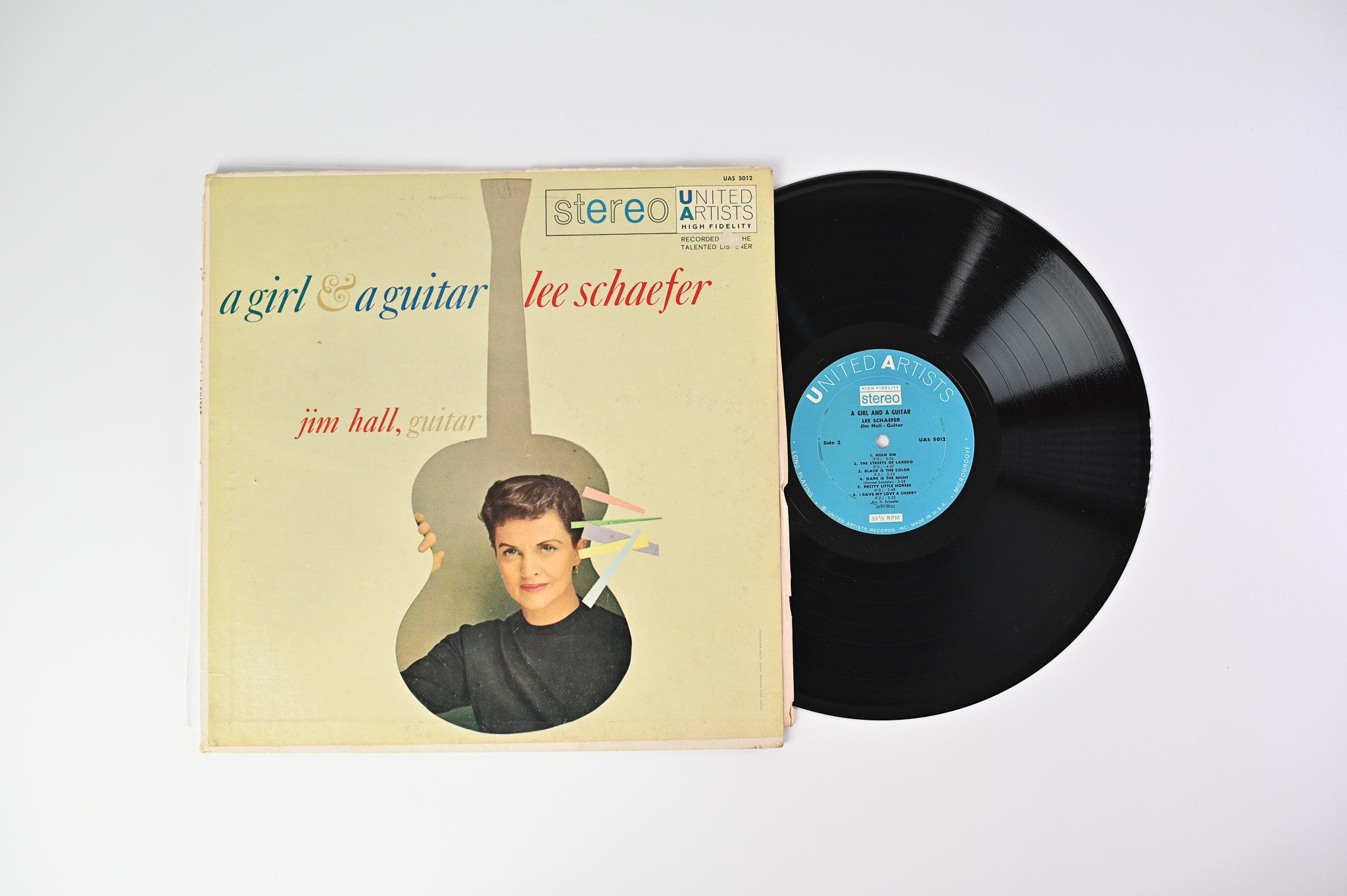 Jim Hall - A Girl And A Guitar on United Artists Records Stereo
