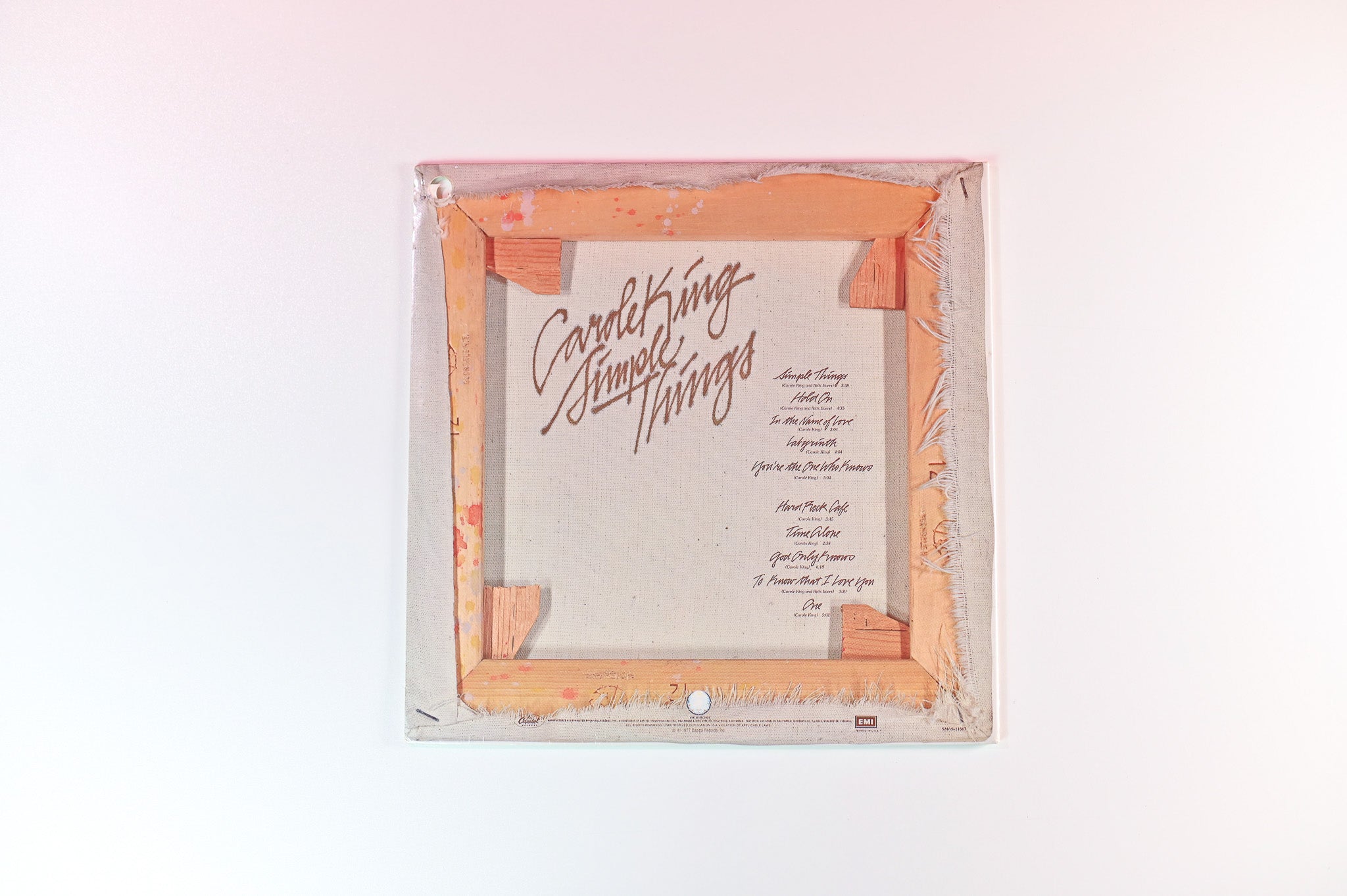 Carole King - Simple Things on Capitol Records - Sealed